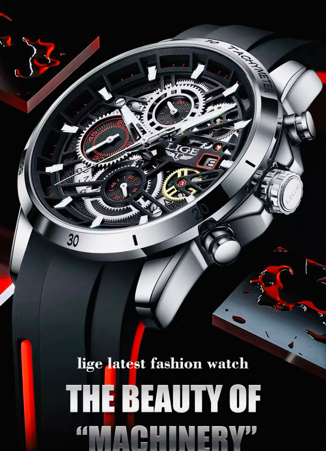 Hermoso Reloj Multifuncional-Movimiento de Cuarzo Excelente Calidad y Diseño! 💯% Original 

información por WhatsApp 99 81 92 84 65
Nota: No se hacen Envíos 🚚 
Ventas solo en Cancún 
Nuestro Lema: No somos Números!
Atencion: Personalizada
