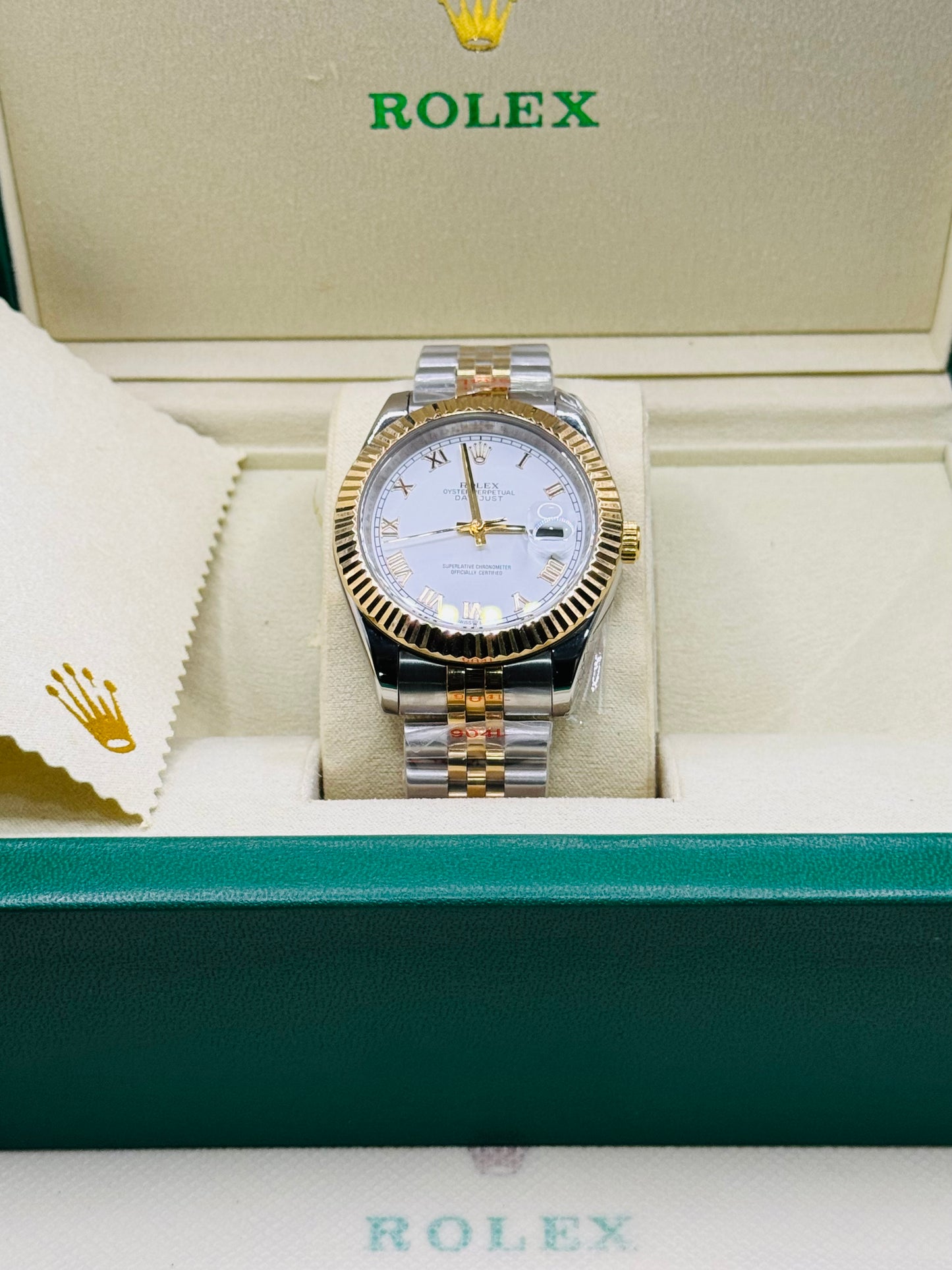Clásico y Elegante Reloj Automático Mecánico OYSTER PERPETUAL-Luminoso-Fechador Favor de Pedir Información por WhatsApp al 99 81 92 84 65
