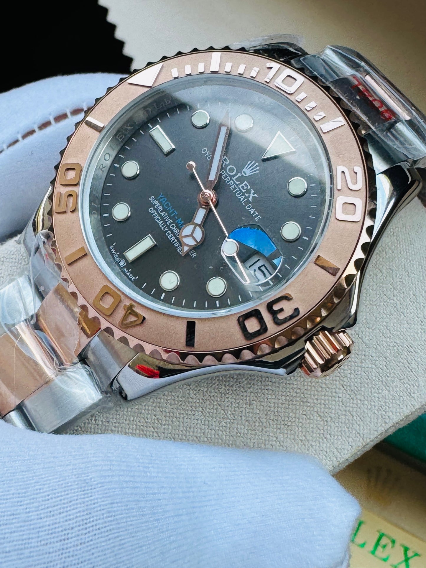 HERMOSO RELOJ AUTOMÁTICO YACHT MASTER -MÁXIMA CALIDAD!