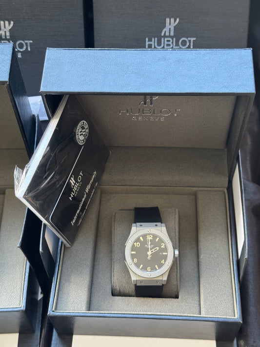 ELEGANTE Y SOFISTICADO DISEÑO RELOJ AUTOMÁTICO MECÁNICO HUBLOT EDICIÓN ESPECIAL CLÁSSIC FUSION