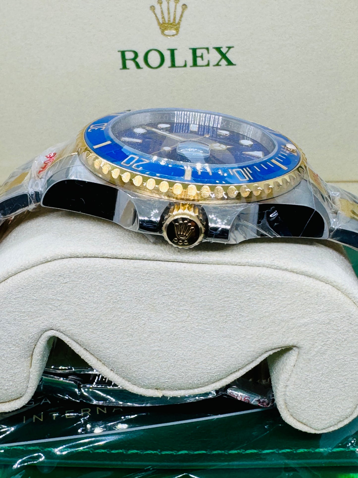 HERMOSO RELOJ AUTOMÁTICO MECÁNICO SUBMARINER OYSTER PERPETUAL DATE! BLUEASY! ;) MUY DESEADO MODELO! LUMINOSO-FECHADOR-ETCÉTERA