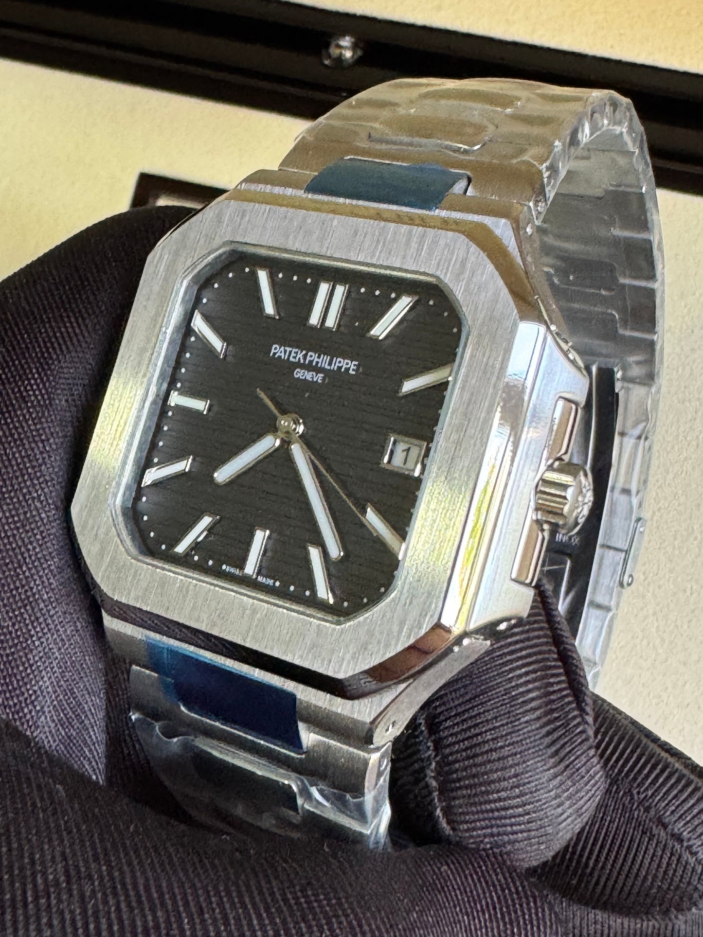 EXCLUSIVO RELOJ PATEK PHILIPPE AUTOMÁTICO- FECHADOR- JOYAS 💎- CRISTAL ZAFIRO- LUMINOSO- ÚLTIMO Y MÁS NUEVO DISEÑO!!!