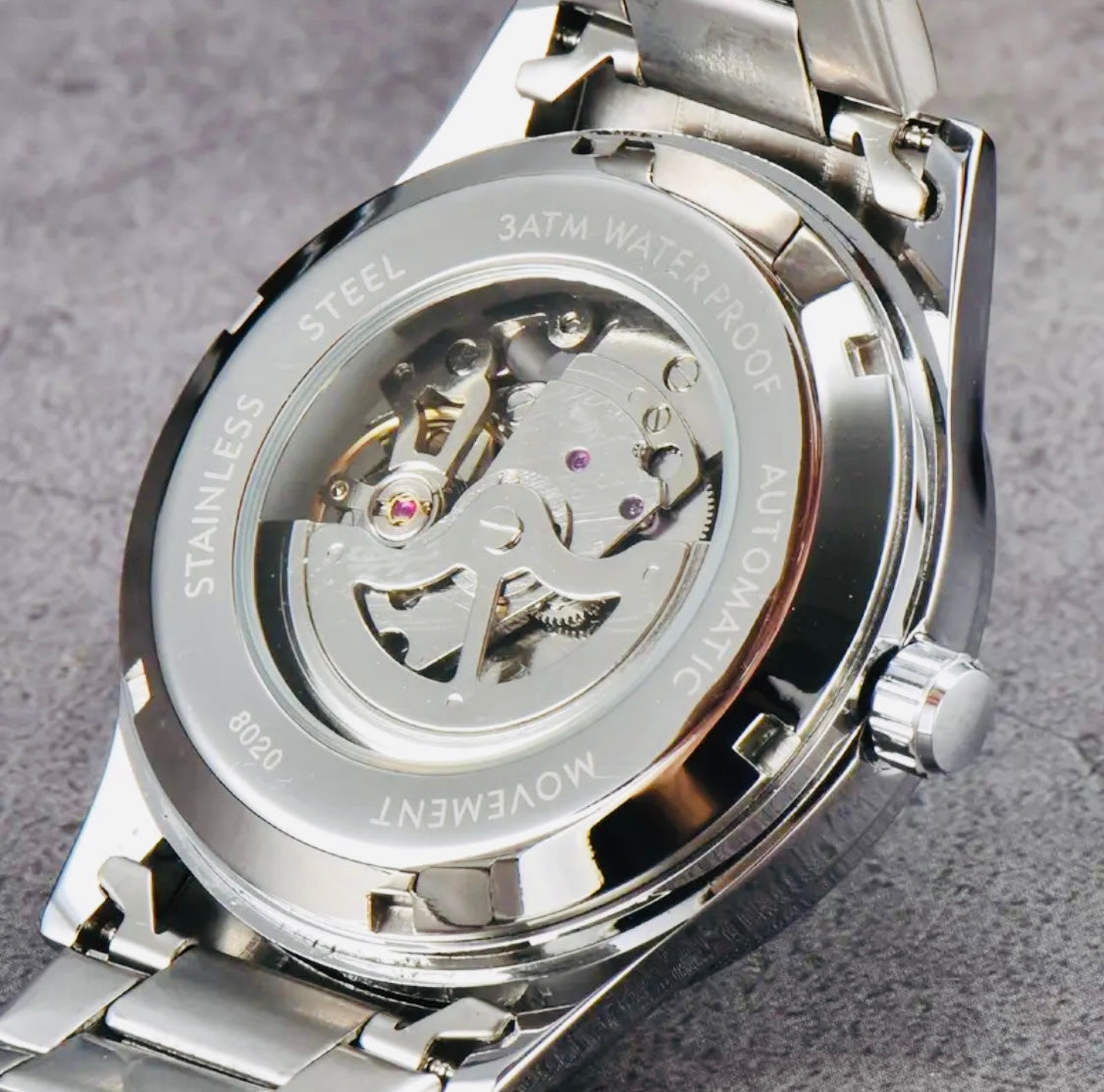 Hermoso Reloj Automático Mecánico Skeleton Excelente Calidad y Materiales