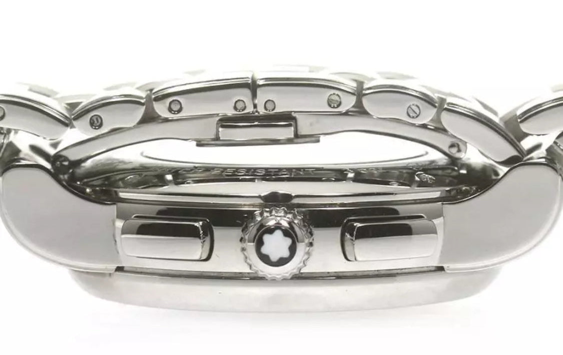 RELOJ MONT BLANC

-MEISTERSTUCK

AUTOMÁTICO MECÁNICO

CRISTAL ZAFIRO-

25 JOYAS

MÚLTIPLES COMPLICACIONES -

FECHADOR -

CRONÓMETRO -

CRONOGAFO-

FECHADOR-

CALENDARIO-

DIA DE LA SEMANA-

ETC -100%

ORIGINAL CAJA PAPELES