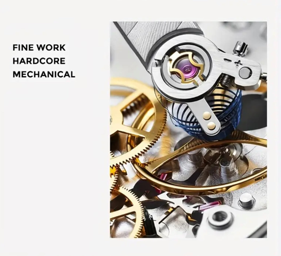 IMPRESIONANTE RELOJ AUTOMÁTICO MECÁNICO I & W CARNIVAL 💯% ORIGINAL