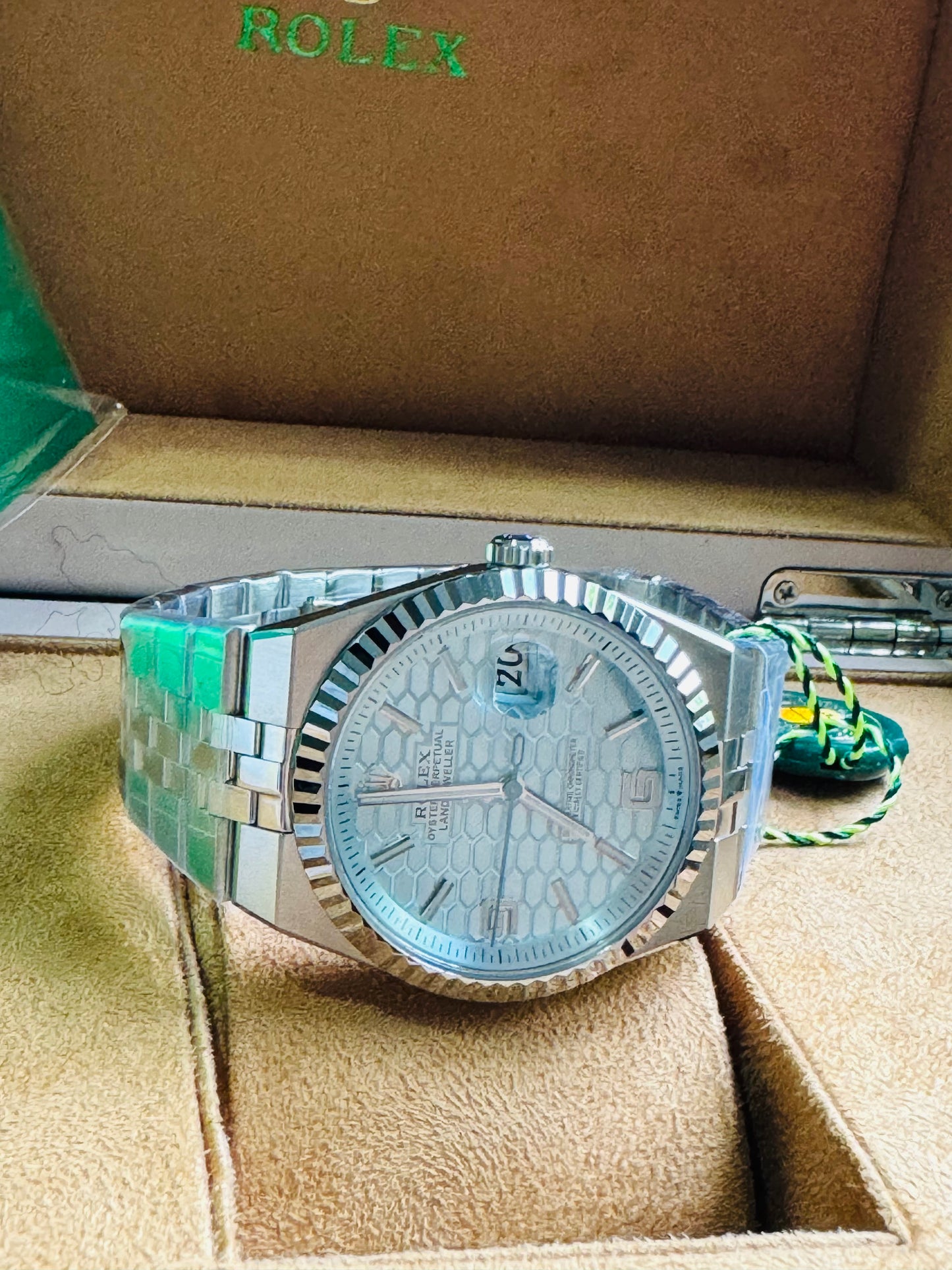 ULTIMO DISEÑO 2025 HERMOSO ROLEX OYSTER PERPETUAL LAND-DWELLER AUTOMÁTICO MECÁNICO-FECHADOR-CHRONOMETER-34 JOYAS 💎-CRISTAL ZAFIRO- MÁXIMO LUJO! NUEVO ESPECTACULAR DISEÑO 2025