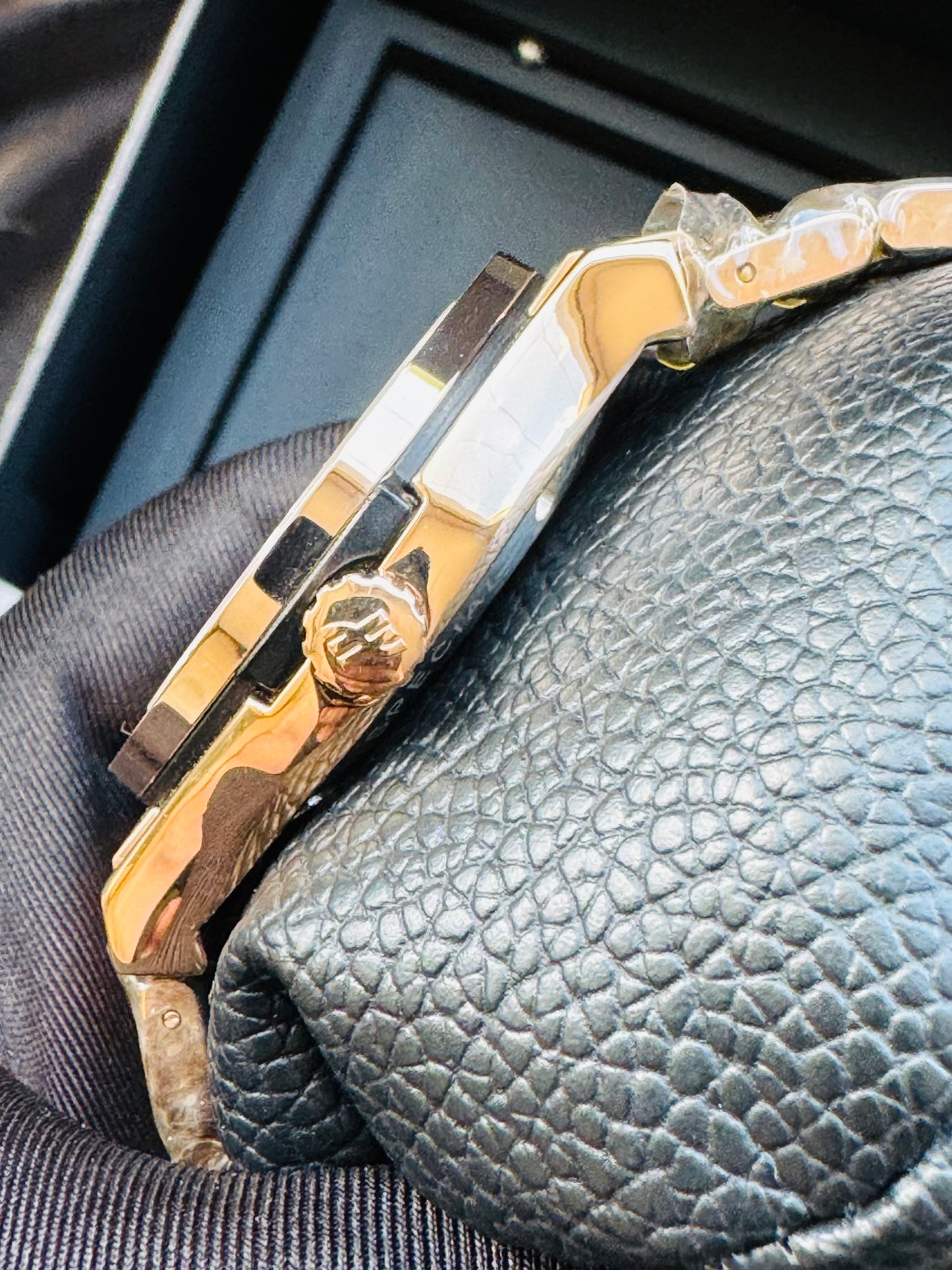 MÁXIMO LUJO! EXCLUSIVO HUBLOT AUTOMÁTICO CARATULA TIPO DIAMANTE 💎 Y LIJA! ELEGANCIA TOTAL!
