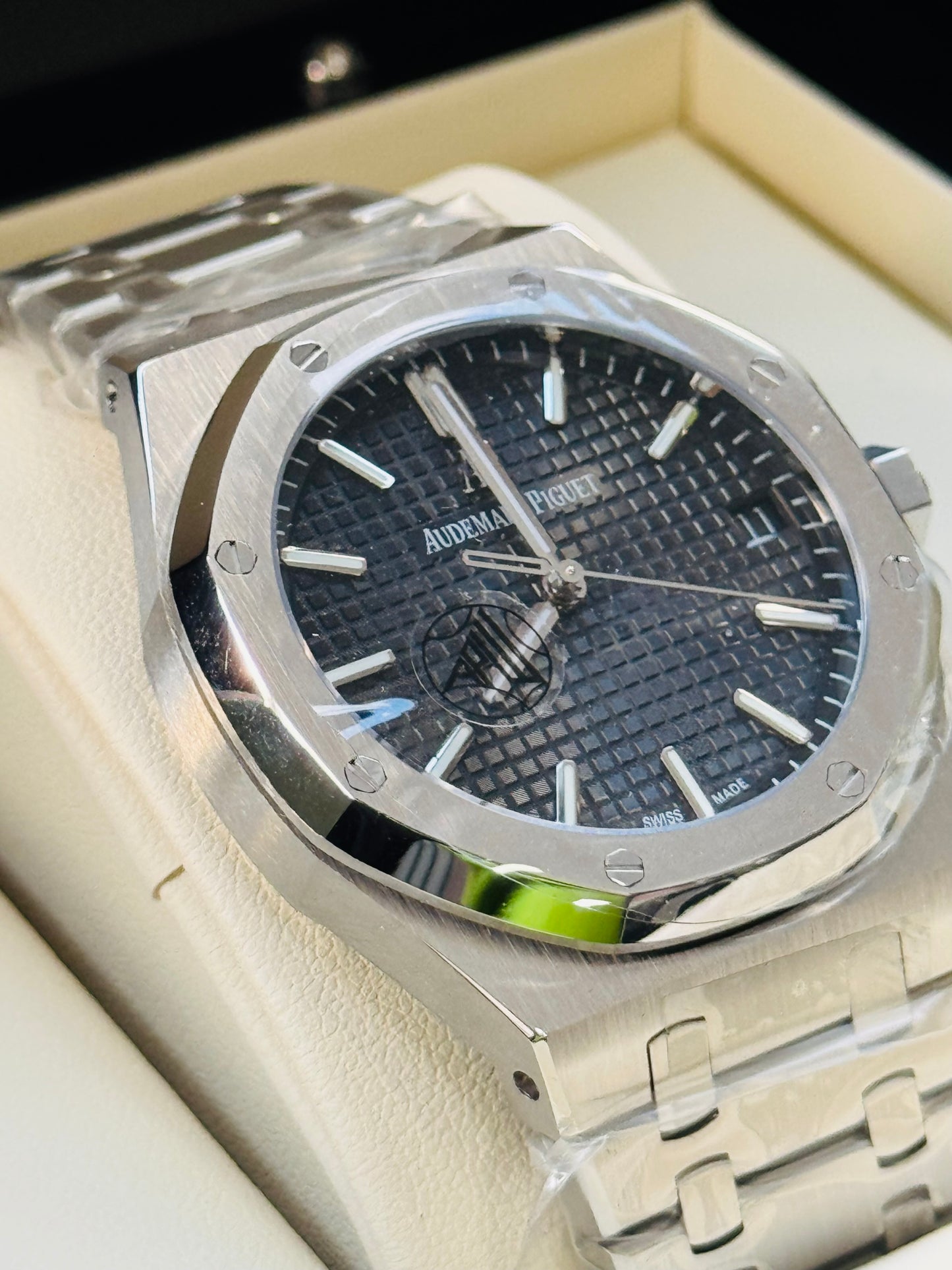 MÁXIMO LUJO IMPONENTE RELOJ AUTOMÁTICO AUDEMARS PIGUET ROYAL OAK SPECIAL EDITION!
