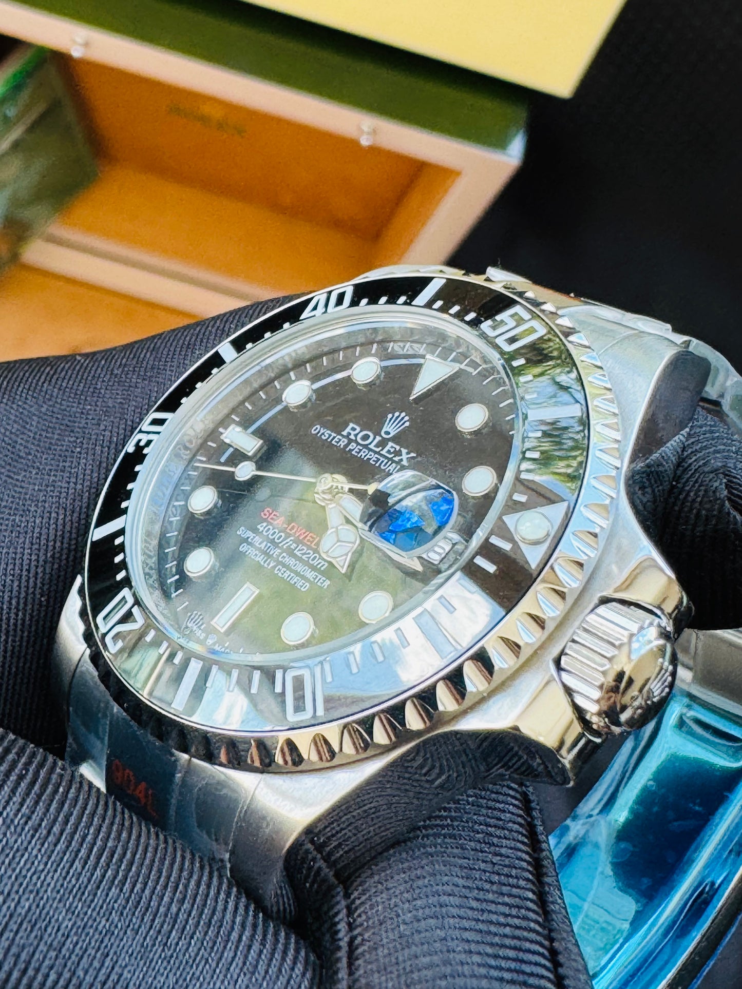 ESPECTACULAR RELOJ ROLEX AUTOMÁTICO SEADWELLER VÁLVULA DE ESCAPE 💨 HERMOSO!!!