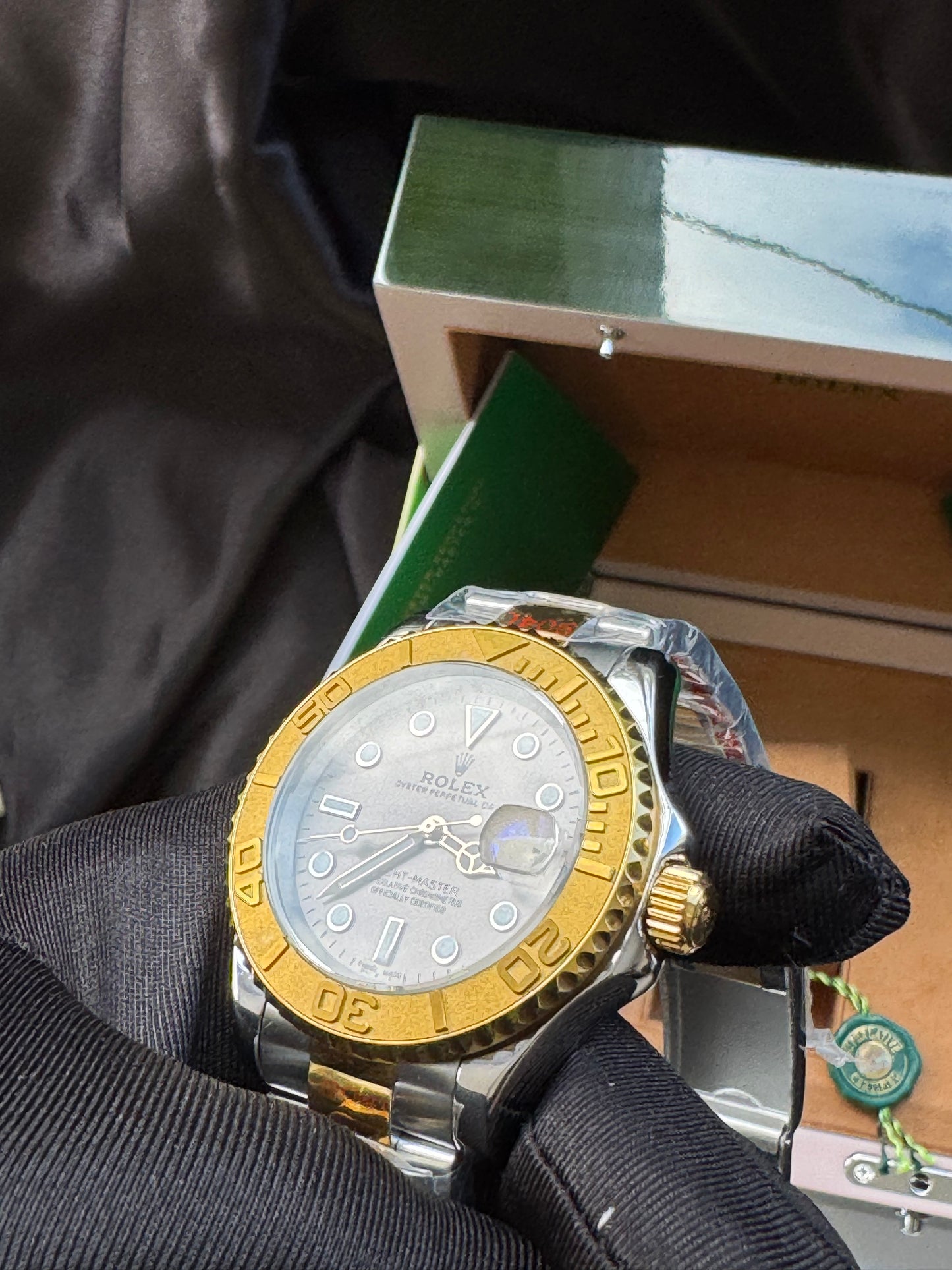 HERMOSO DISEÑO RELOJ AUTOMÁTICO MECÁNICO YACHT MASTER OYSTER PERPETUAL DATE