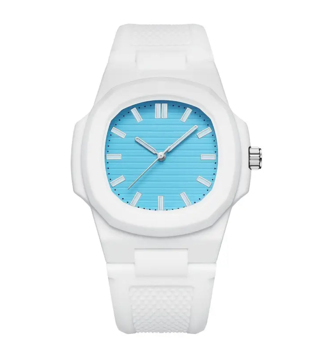Relojes Casuales de Aleación y Gel de Sílice Movimiento de Cuarzo Disponibles en 4 variantes! Ideal para Regalo 🎁 Adolescentes!
