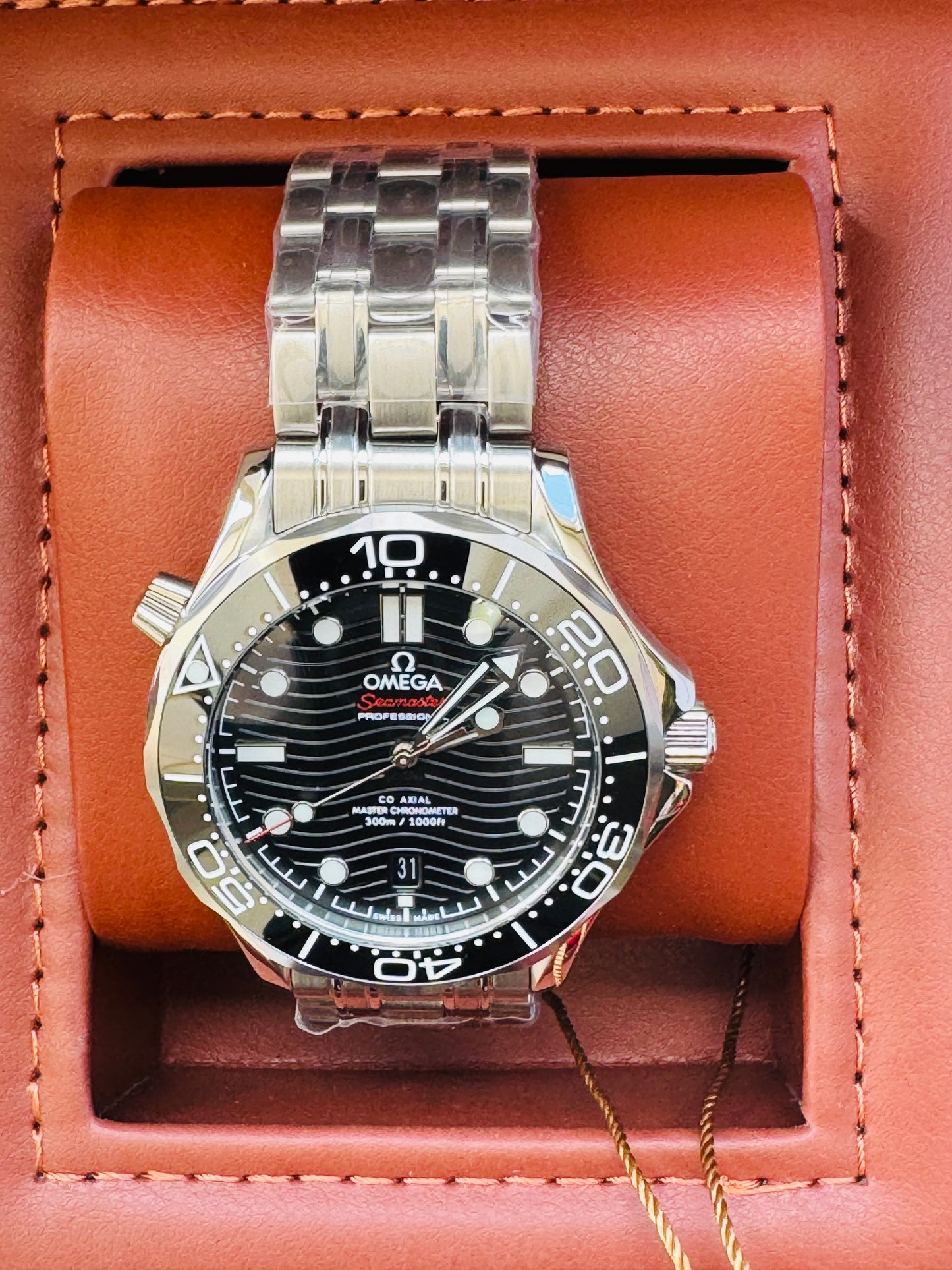 HERMOSO RELOJ AUTOMÁTICO OMEGA SEAMASTER ELEGANTE Y CASUAL!!!