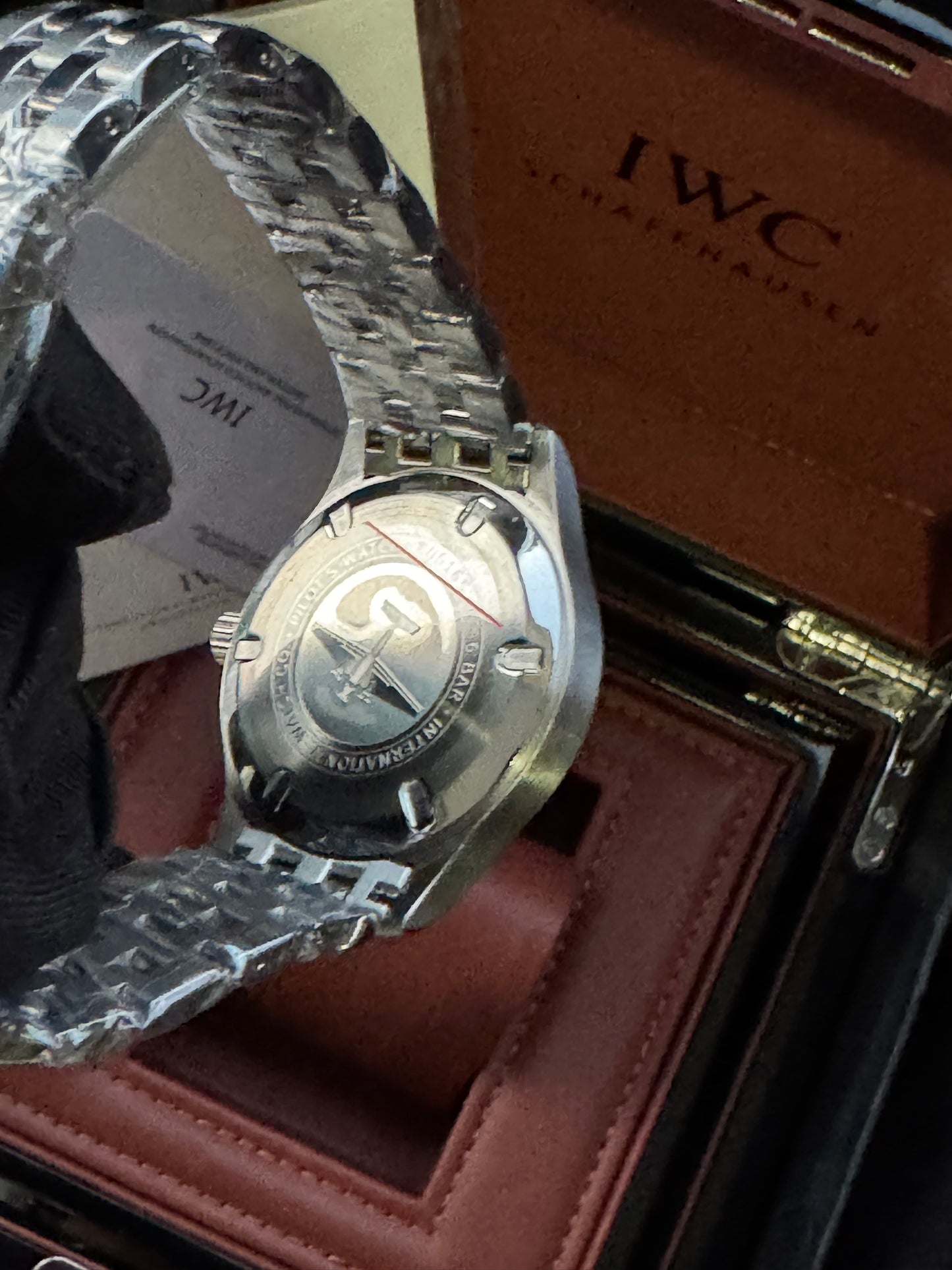 ELEGANTE Y EXCLUSIVO RELOJ AUTOMÁTICO IWC PILOTS WATCH