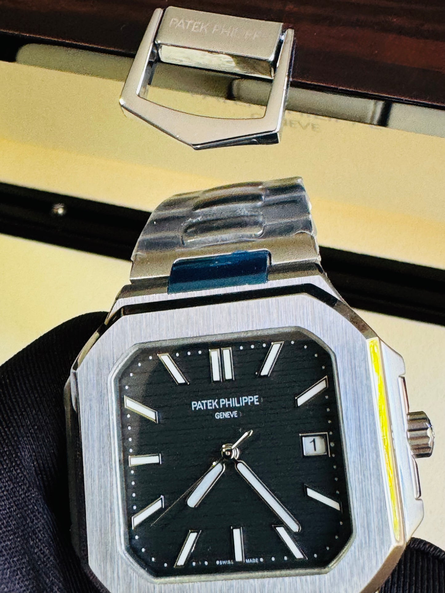 EXCLUSIVO RELOJ PATEK PHILIPPE AUTOMÁTICO- FECHADOR- JOYAS 💎- CRISTAL ZAFIRO- LUMINOSO- ÚLTIMO Y MÁS NUEVO DISEÑO!!!