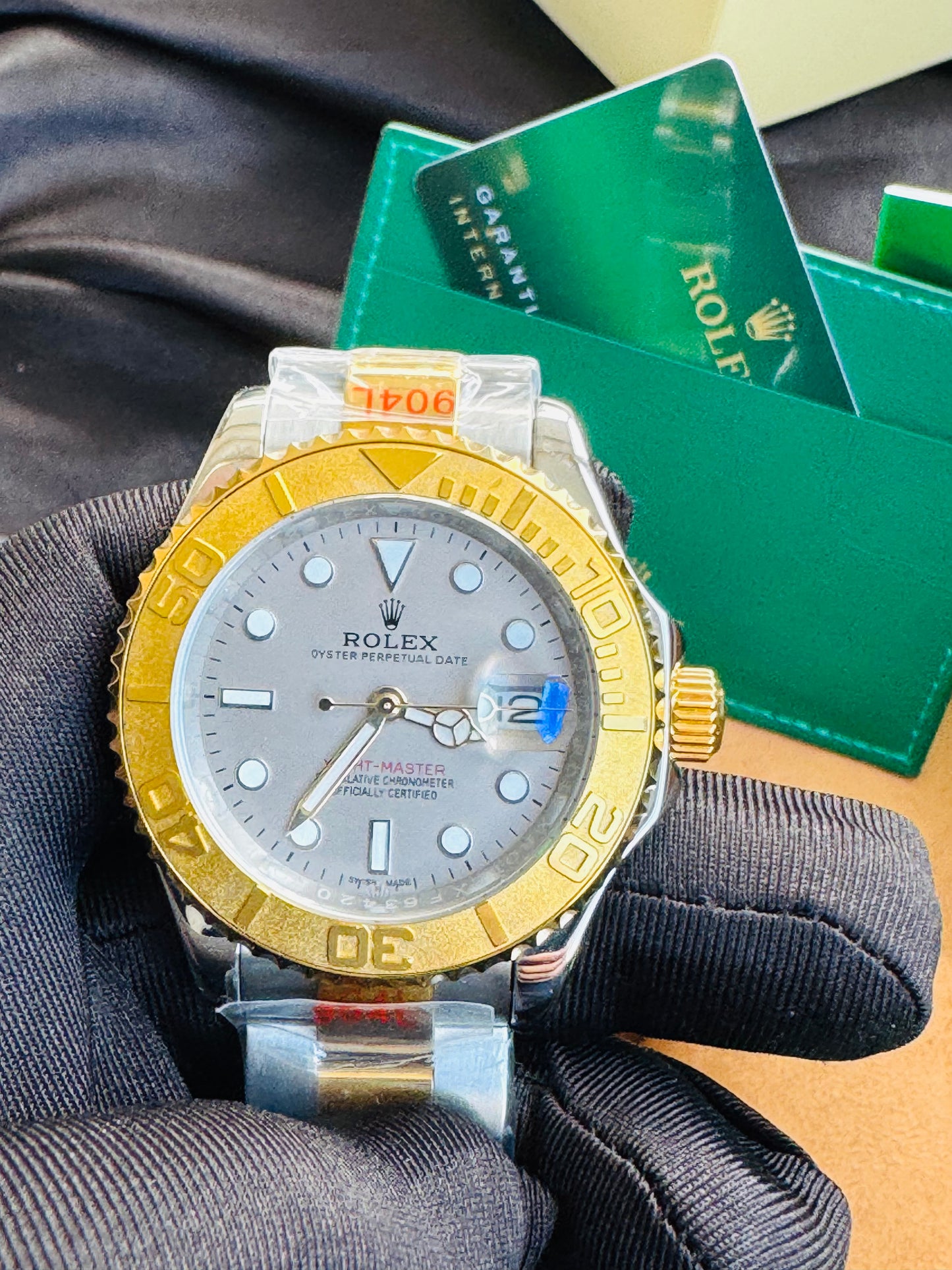 HERMOSO DISEÑO RELOJ AUTOMÁTICO MECÁNICO YACHT MASTER OYSTER PERPETUAL DATE