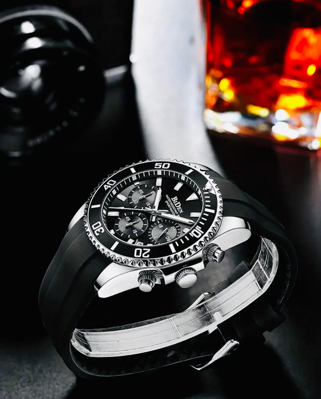 Hermoso Reloj de Cuarzo Múltiples funciones.