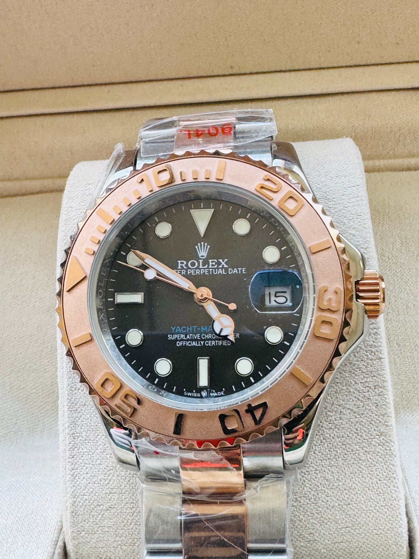 HERMOSO RELOJ AUTOMÁTICO YACHT MASTER -MÁXIMA CALIDAD!