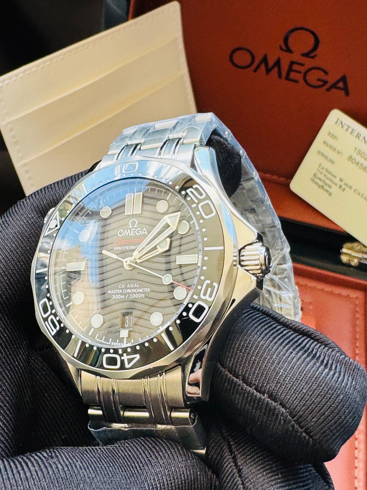 HERMOSO RELOJ AUTOMÁTICO OMEGA SEAMASTER ELEGANTE Y CASUAL!!!