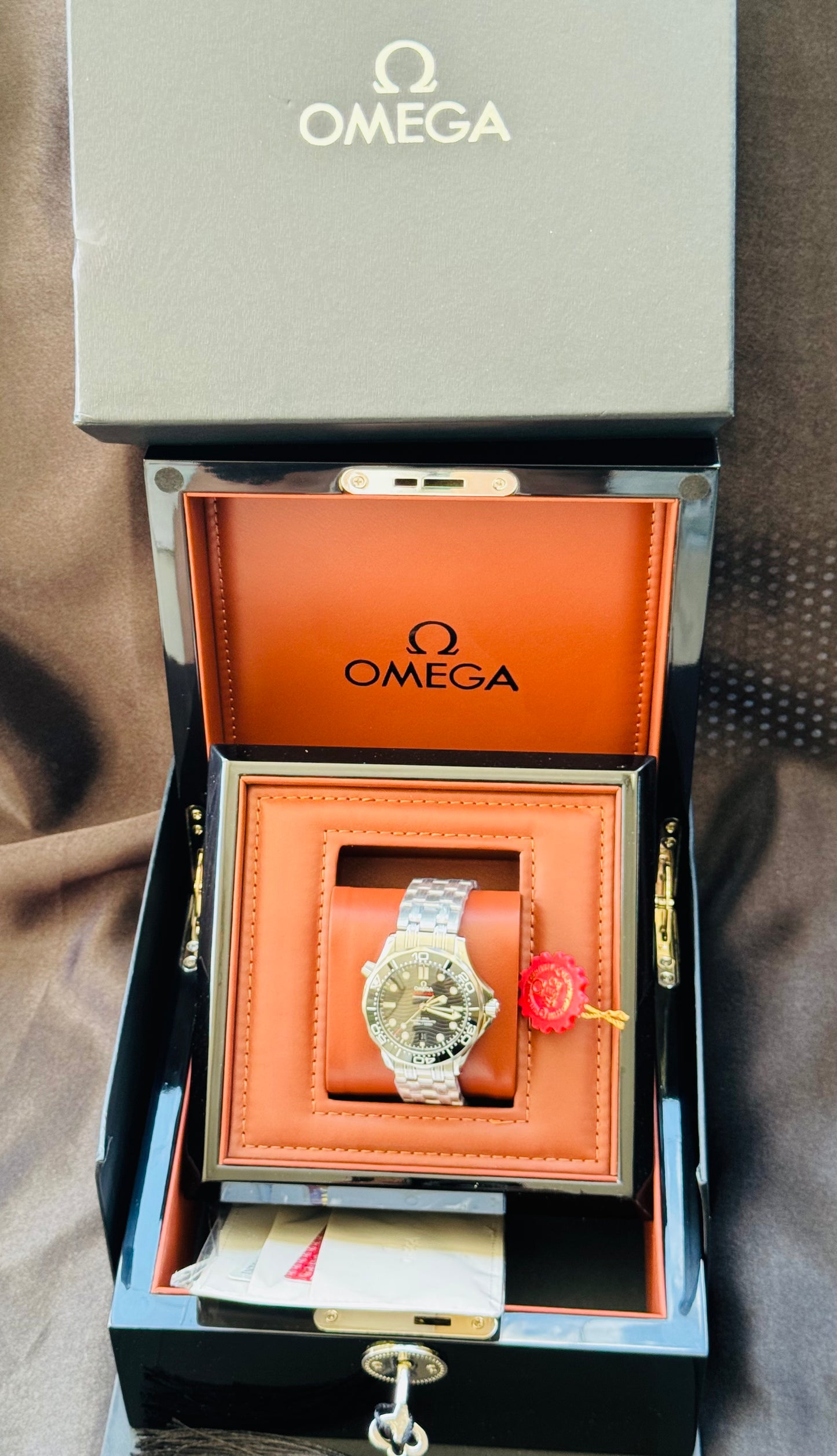 HERMOSO RELOJ AUTOMÁTICO OMEGA SEAMASTER ELEGANTE Y CASUAL!!!