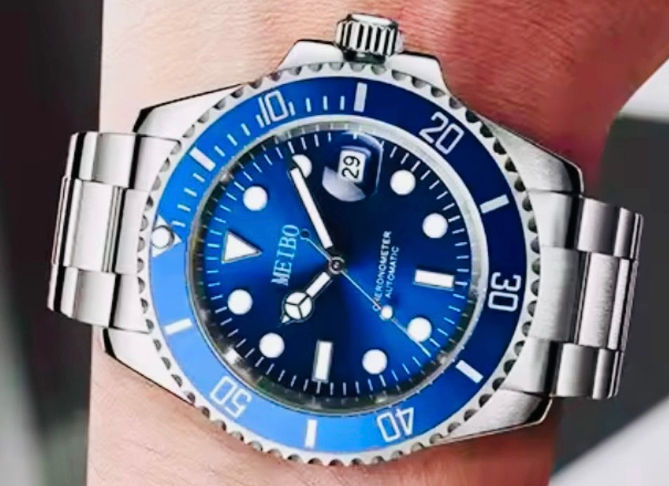 Reloj deportivo de cuarzo de acero inoxidable, informal, de negocios Ideal para Regalo 🎁