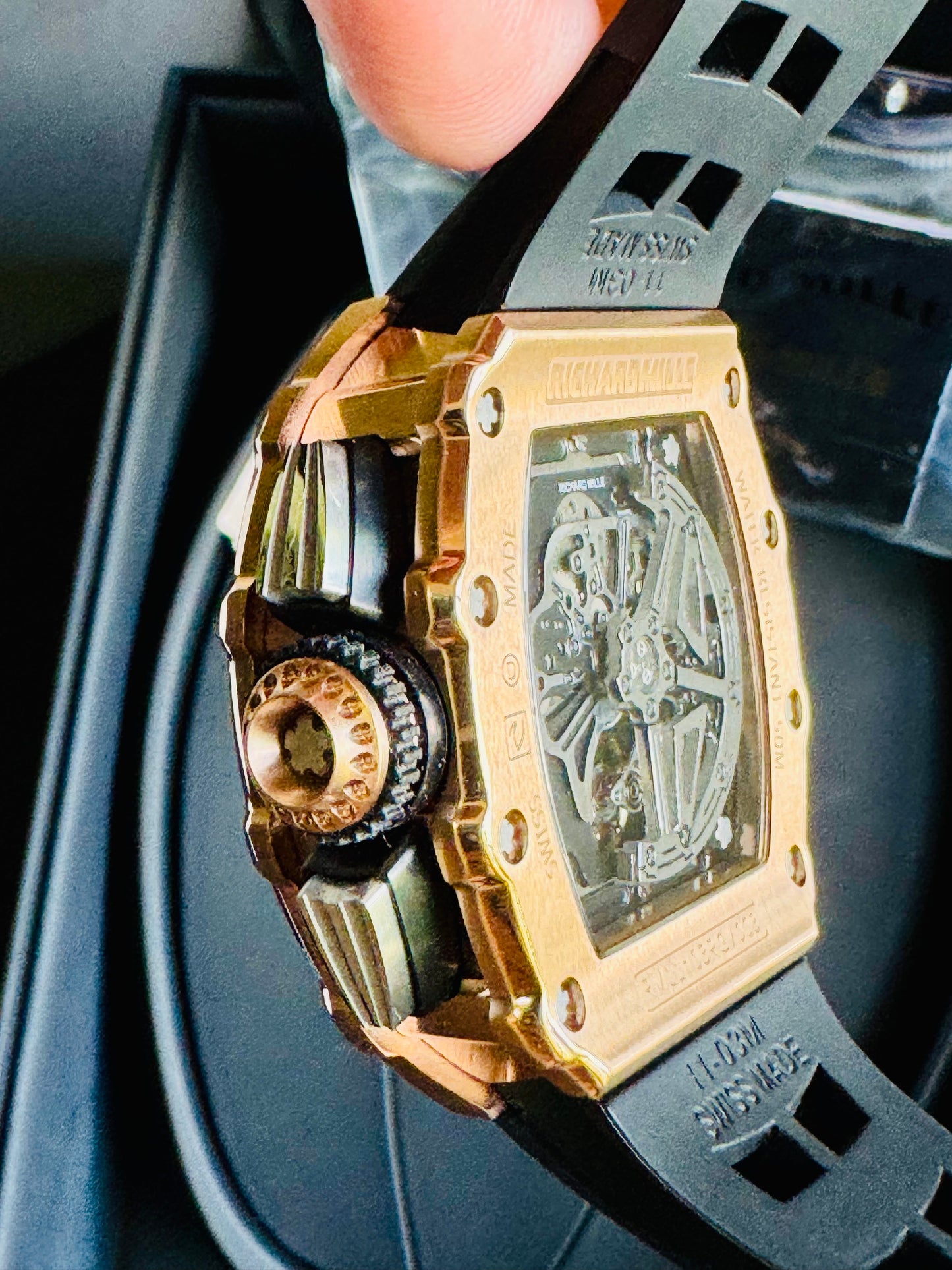 IMPRESIONANTE RELOJ RICHARD MILLE!!! AUTOMÁTICO MECÁNICO-68 JOYAS💎-FECHADOR-LUMINOSO-MULTIFUNCIONAL-ETC! ETC ETC!!!