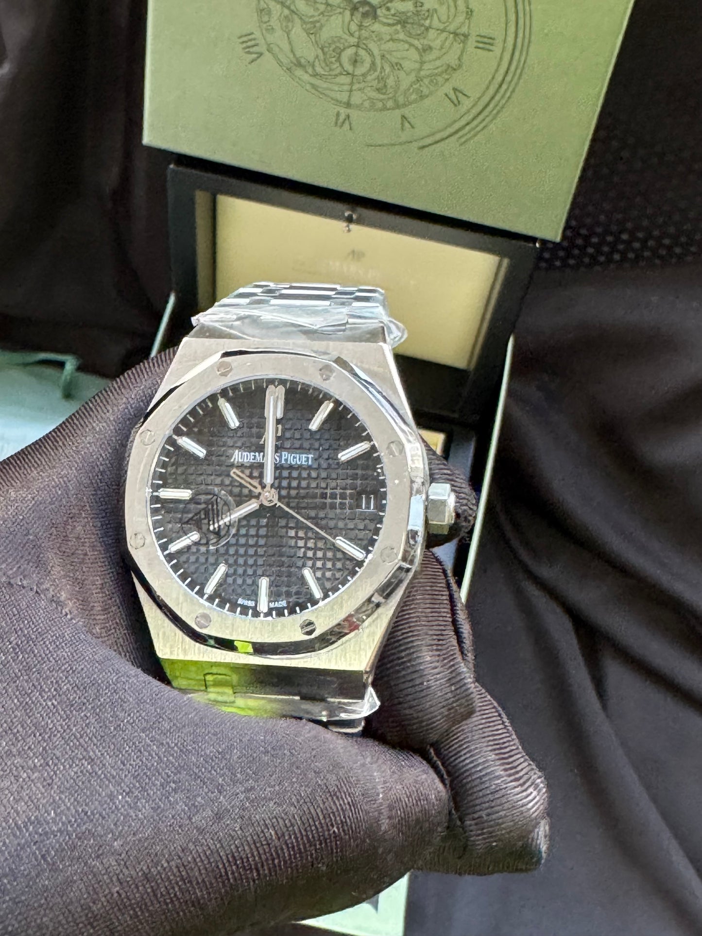 MÁXIMO LUJO IMPONENTE RELOJ AUTOMÁTICO AUDEMARS PIGUET ROYAL OAK SPECIAL EDITION!