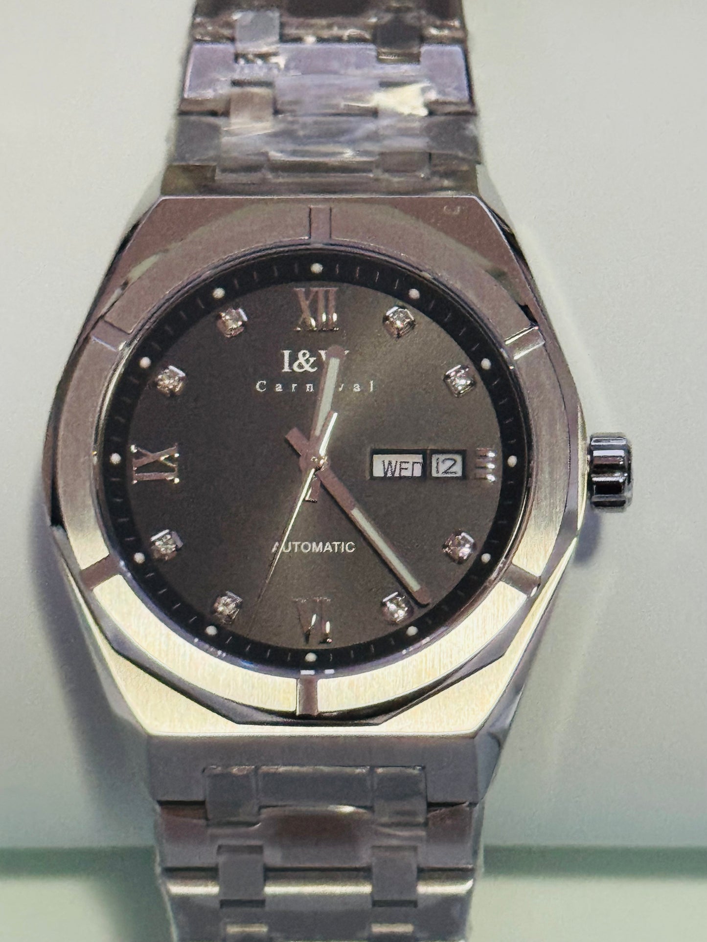 IMPRESIONANTE RELOJ AUTOMÁTICO MECÁNICO I & W CARNIVAL 💯% ORIGINAL