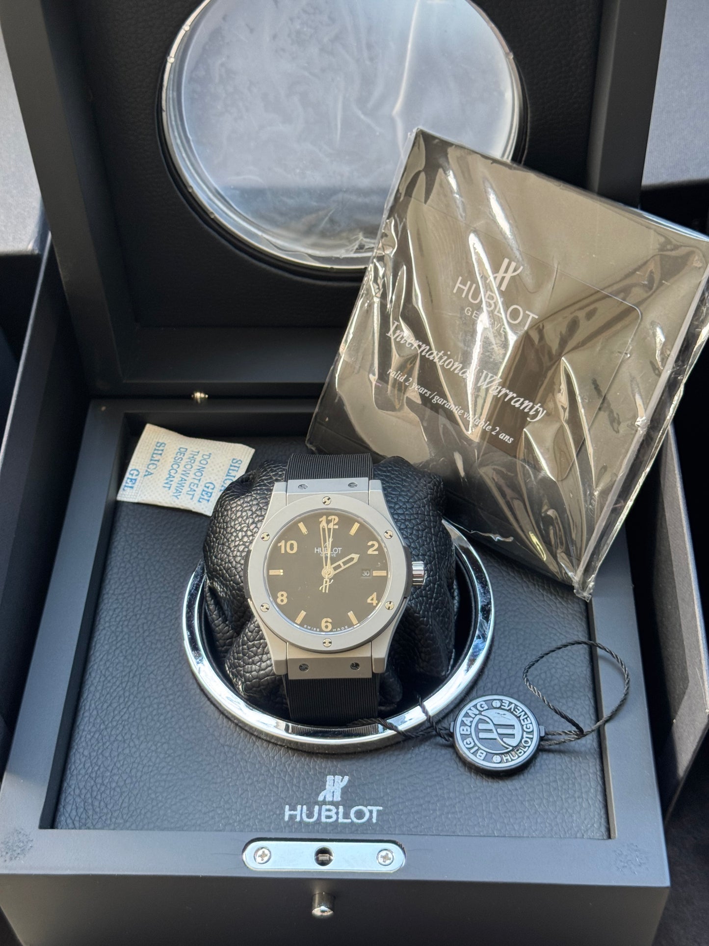 ELEGANTE Y SOFISTICADO DISEÑO RELOJ AUTOMÁTICO MECÁNICO HUBLOT EDICIÓN ESPECIAL CLÁSSIC FUSION