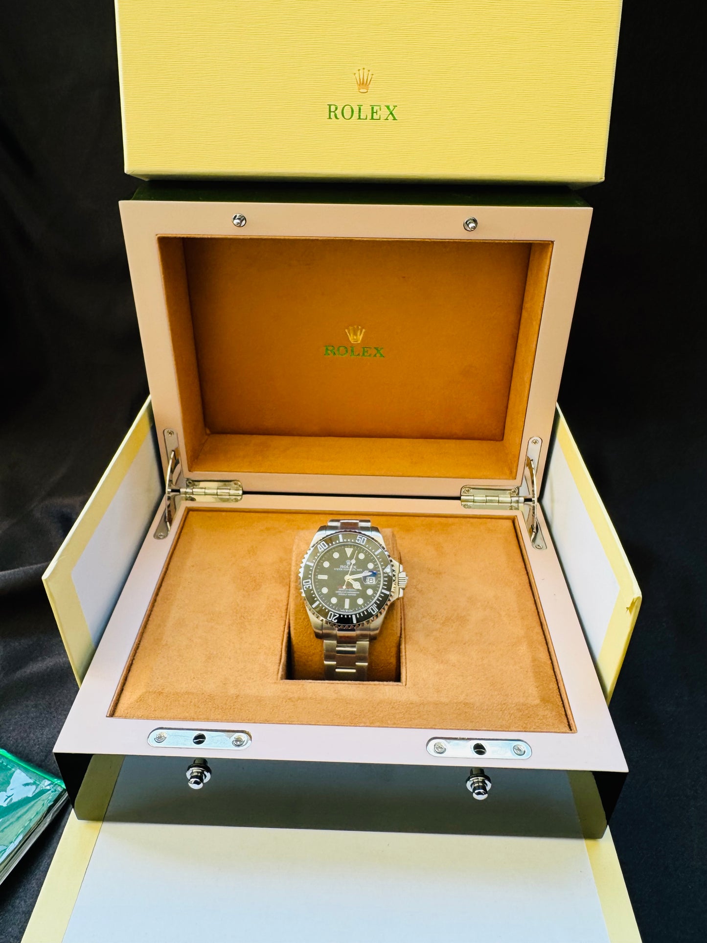 ESPECTACULAR RELOJ ROLEX AUTOMÁTICO SEADWELLER VÁLVULA DE ESCAPE 💨 HERMOSO!!!