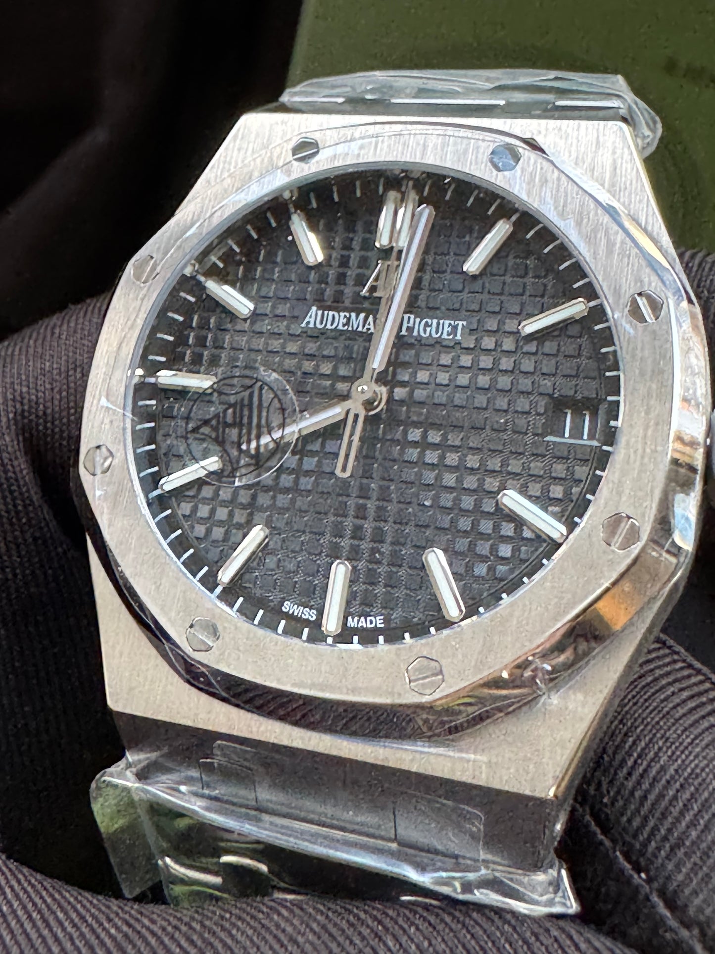 MÁXIMO LUJO IMPONENTE RELOJ AUTOMÁTICO AUDEMARS PIGUET ROYAL OAK SPECIAL EDITION!