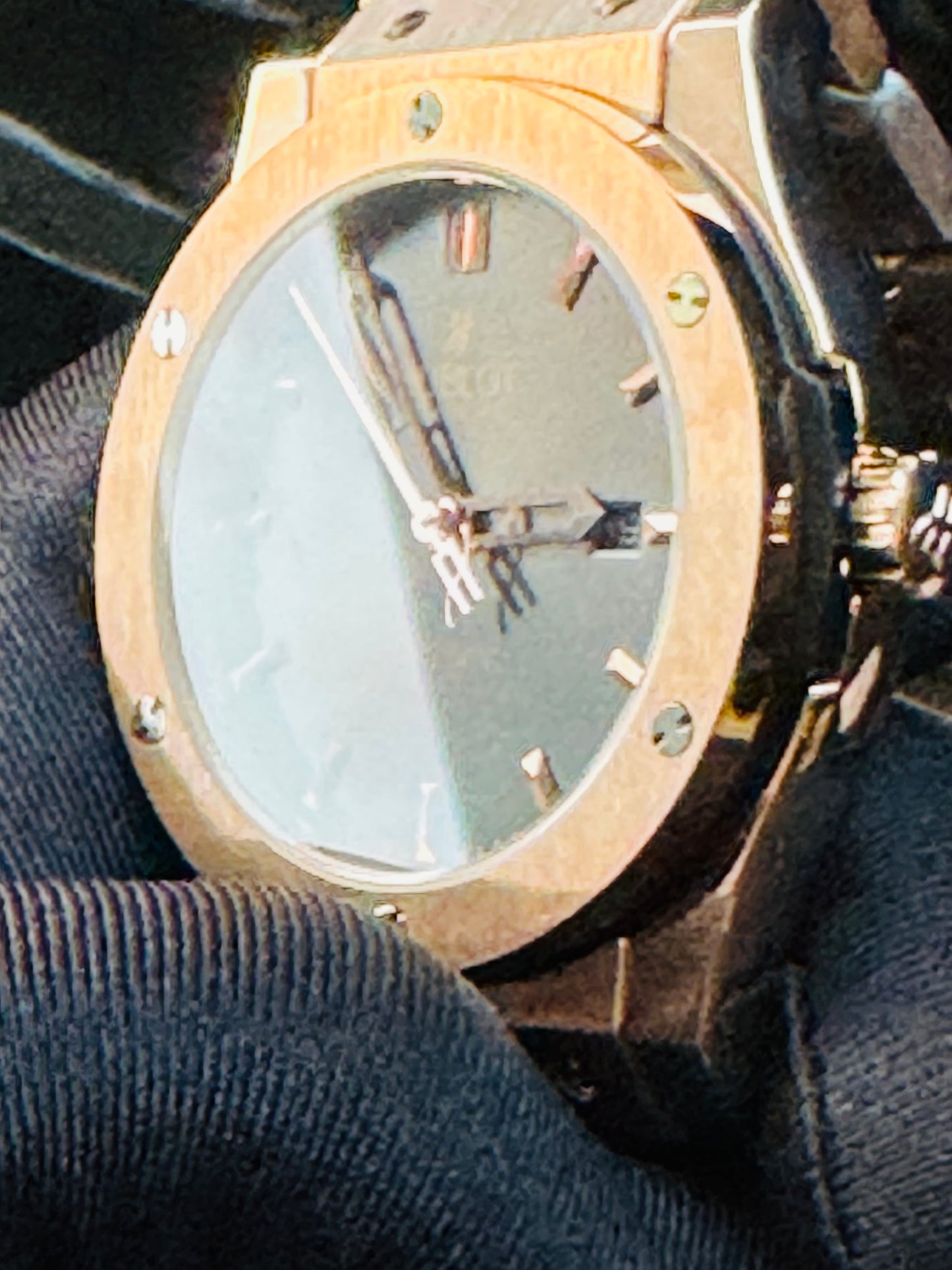 HERMOSO RELOJ HUBLOT AUTOMÁTICO MECÁNICO GRAN PRESENCIA