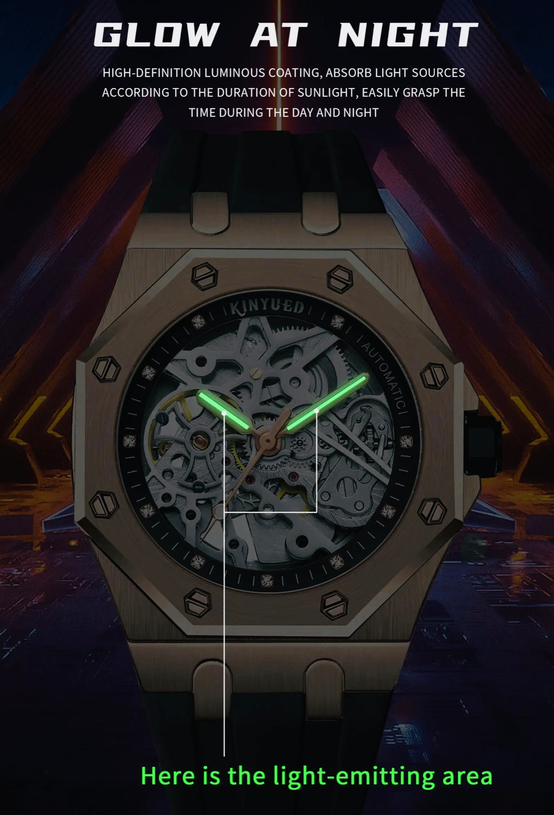 Hermoso Reloj Automático Mecánico 100% Original