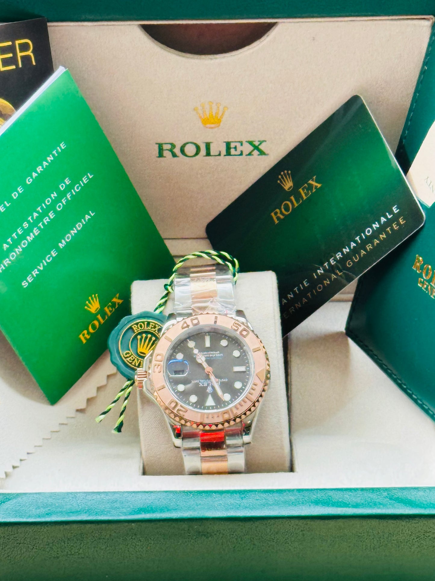 HERMOSO RELOJ AUTOMÁTICO YACHT MASTER -MÁXIMA CALIDAD!