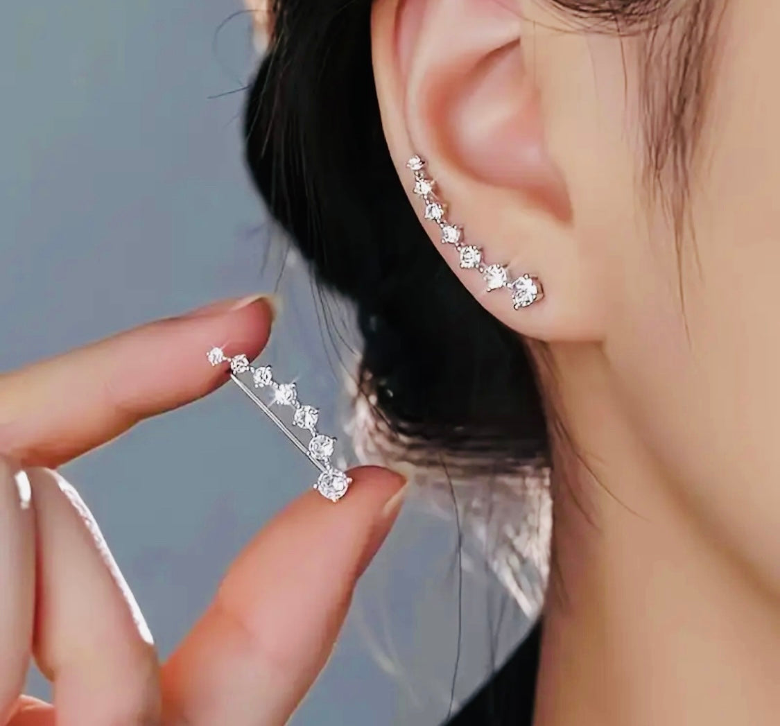 Elegantes Pendientes de Plata Hipoalergenicos Ideales para Regalo 🎁