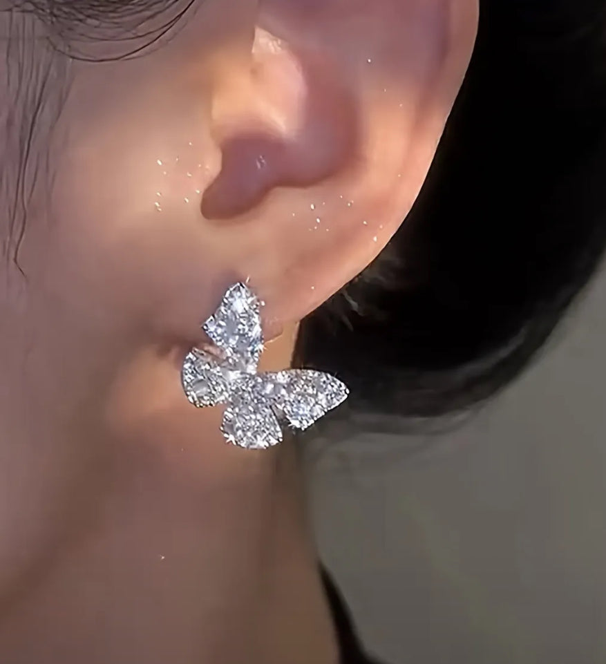 Bonitos Aretes de Mariposa Hipoalergenicos- Ideal para regalo 🎁