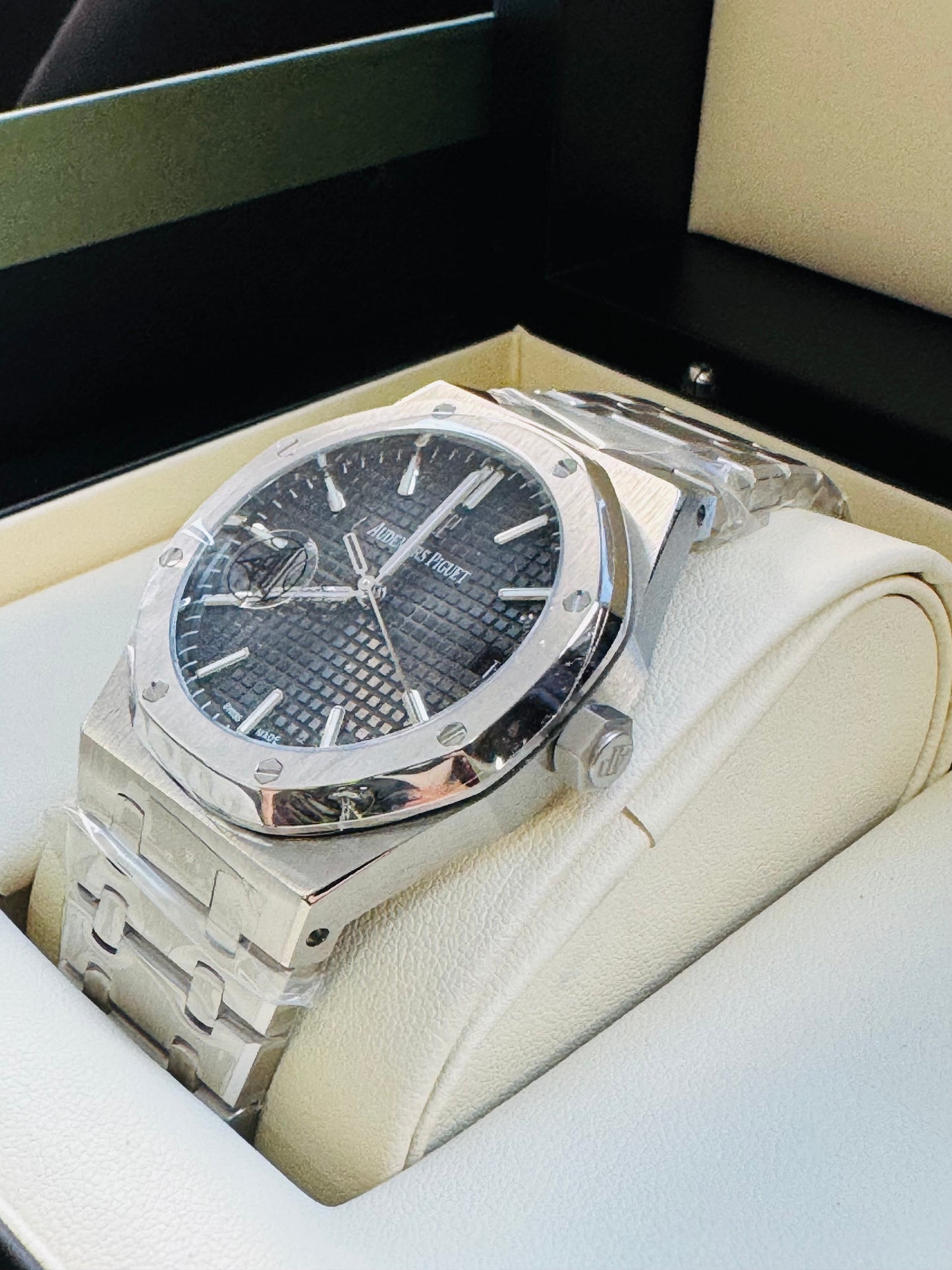 MÁXIMO LUJO IMPONENTE RELOJ AUTOMÁTICO AUDEMARS PIGUET ROYAL OAK SPECIAL EDITION!