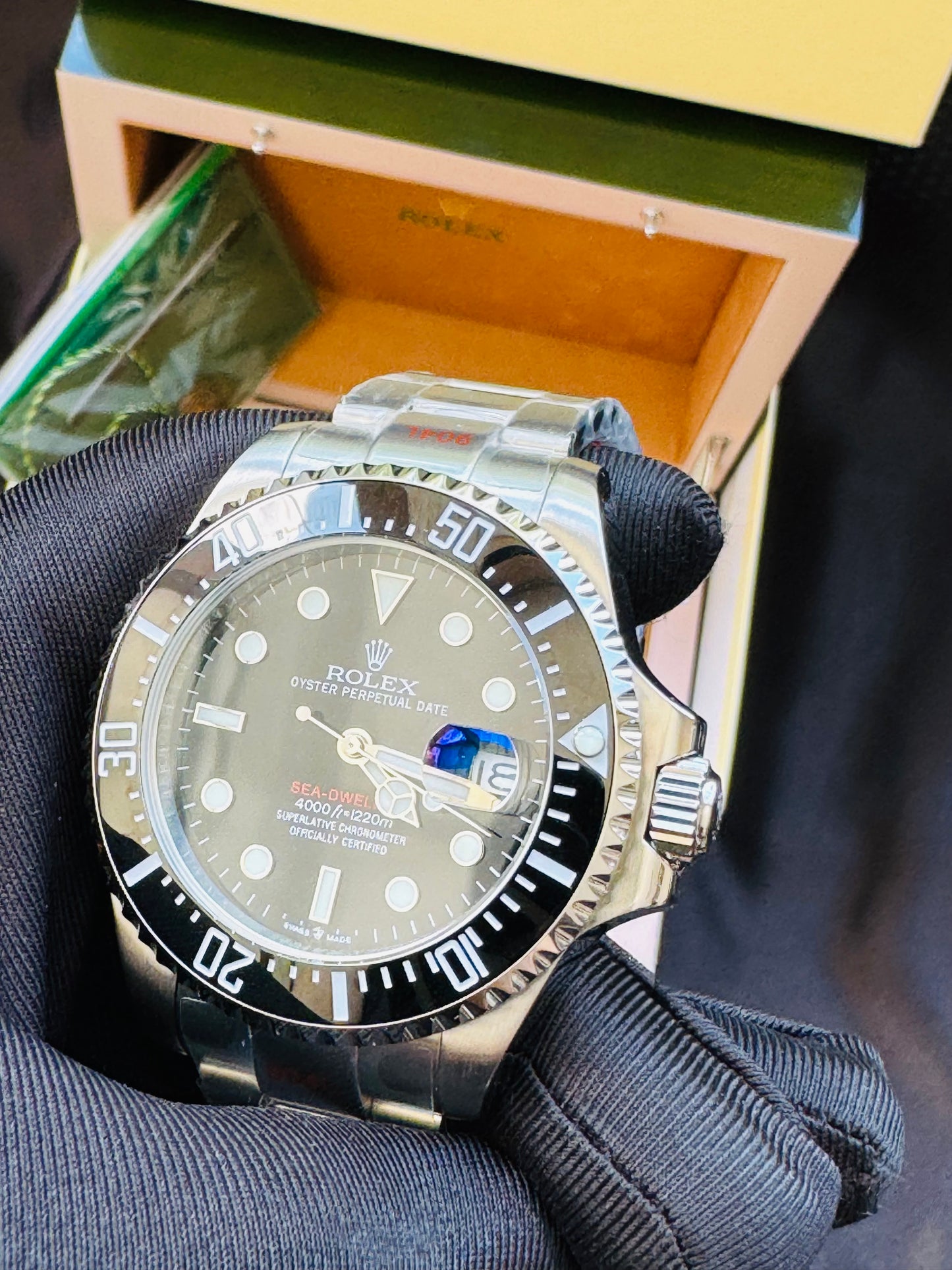 ESPECTACULAR RELOJ ROLEX AUTOMÁTICO SEADWELLER VÁLVULA DE ESCAPE 💨 HERMOSO!!!