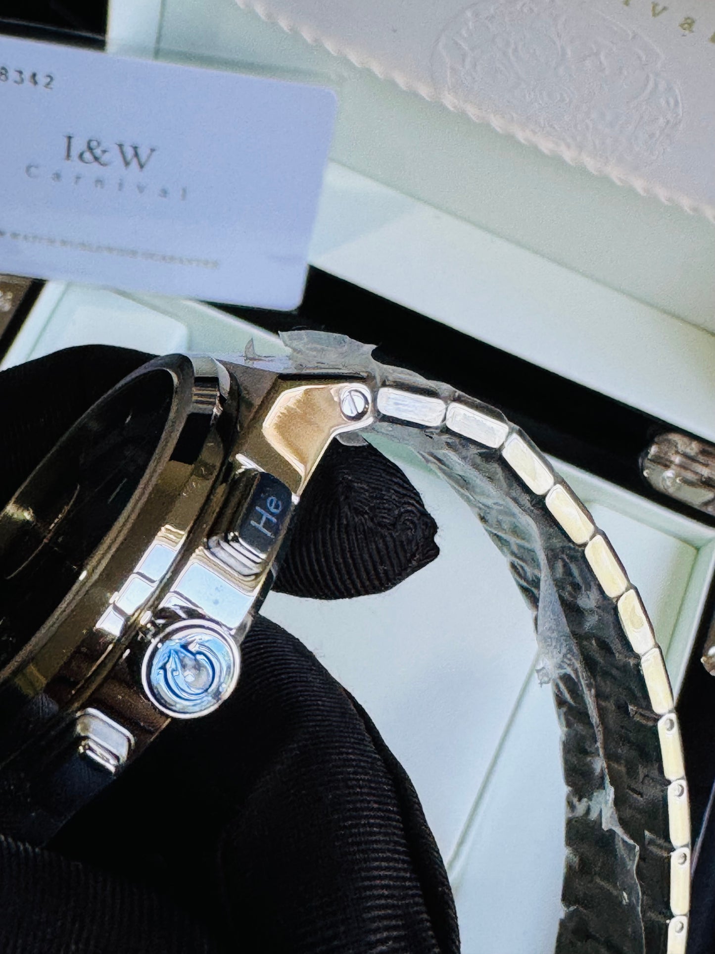 RELOJ I&W AUTOMATICO MECÁNICO-VENTANA TOURBILLON-CALENDARIO  MES-SEMANA-FECHADOR- HORAS PEQUEÑO DIAL JOYAS 💎 RESISTENTE AL AGUA- ALTA CALIDAD!!! 💯% ORIGINAL