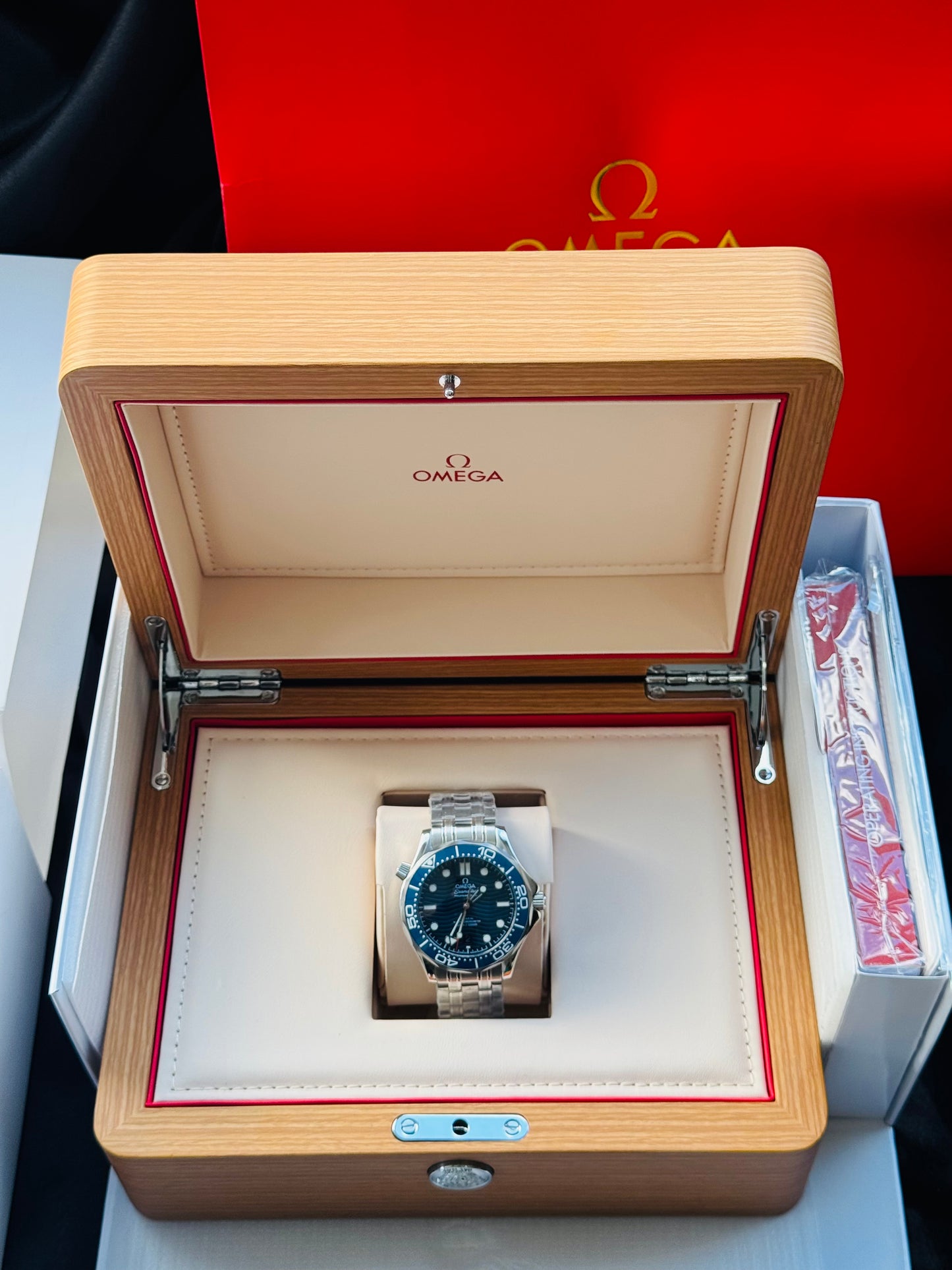 HERMOSO RELOJ OMEGA SEA MASTER AUTOMÁTICO ELEGANTE Y CASUAL!