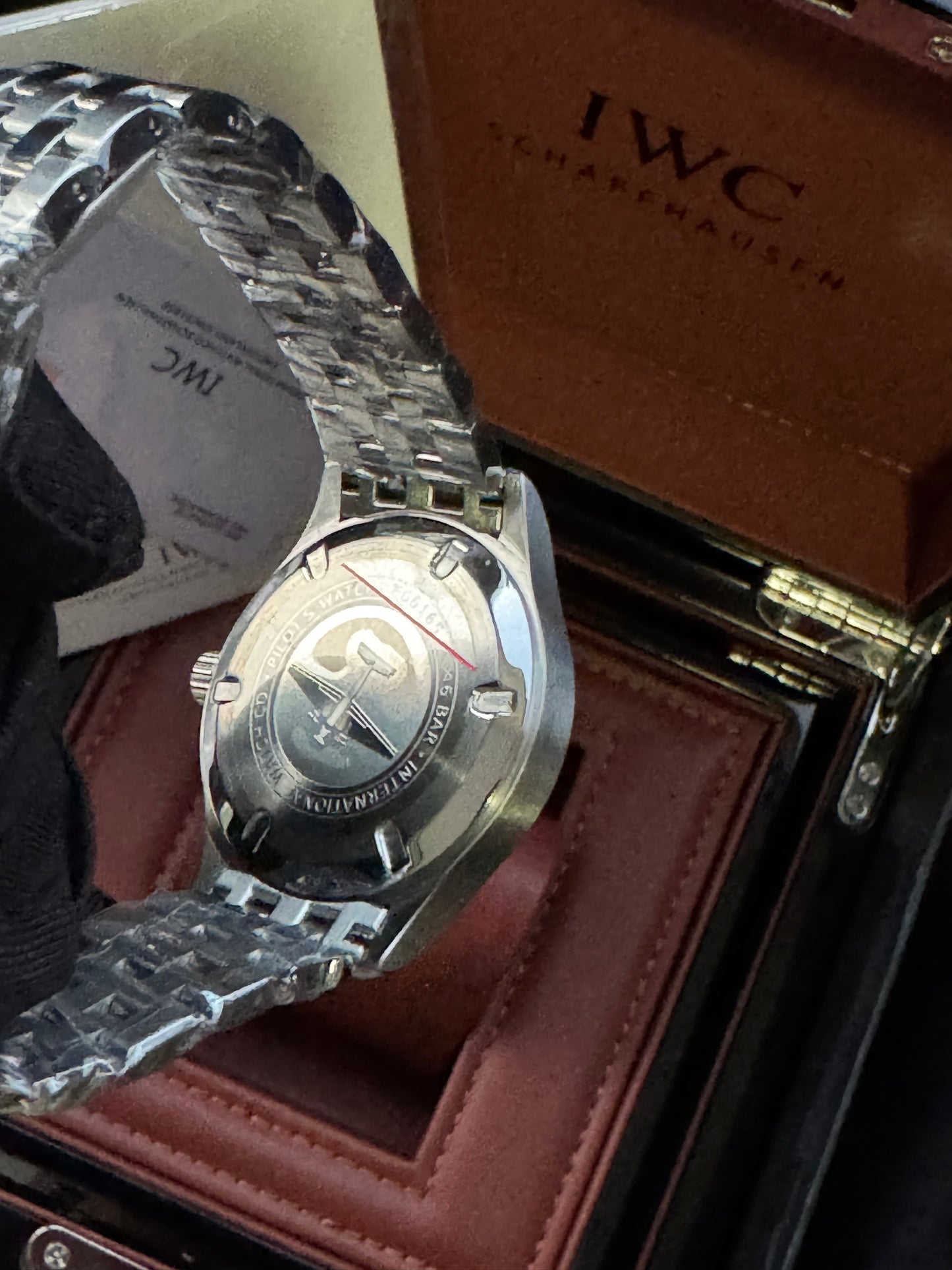 ELEGANTE Y EXCLUSIVO RELOJ AUTOMÁTICO IWC PILOTS WATCH