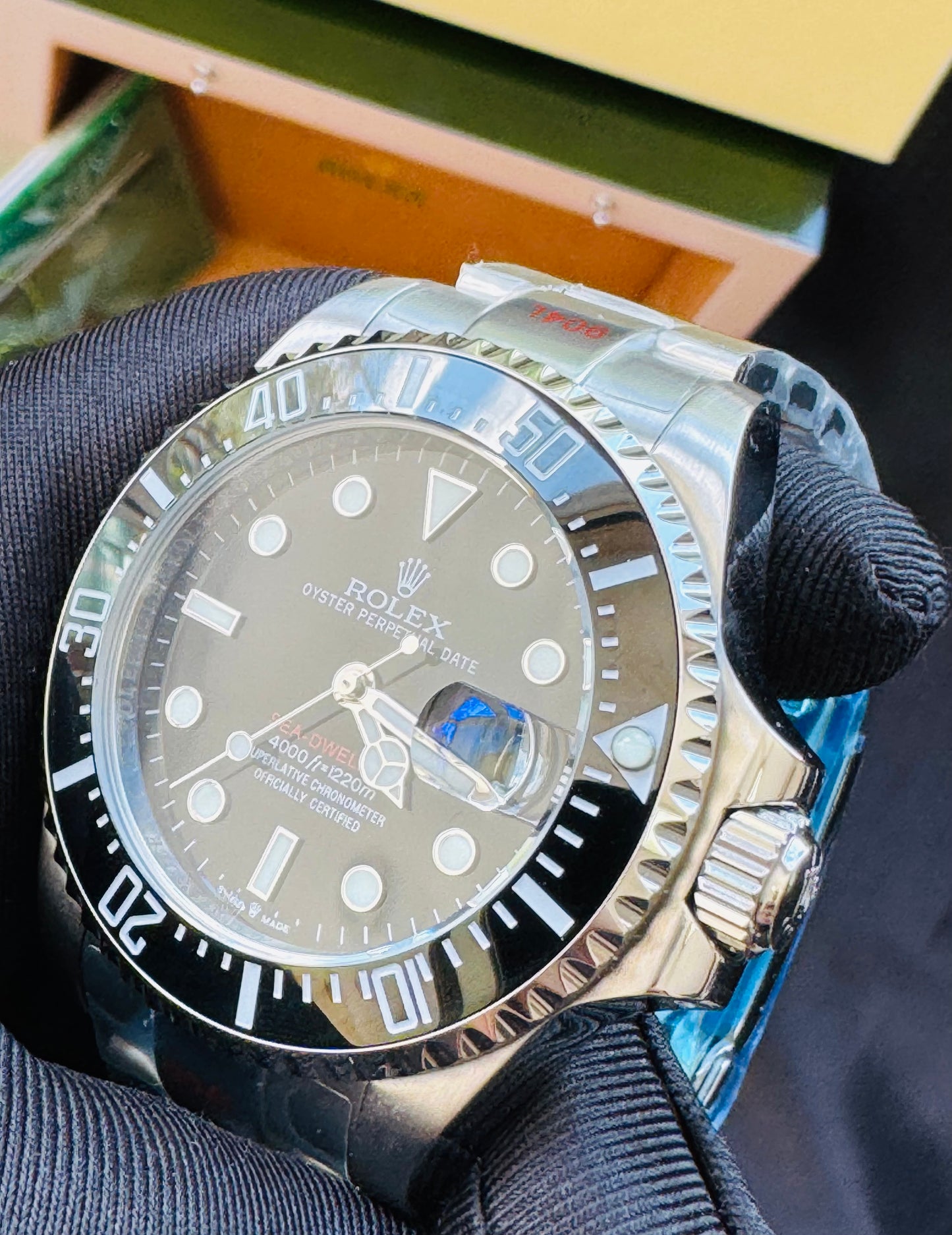 ESPECTACULAR RELOJ ROLEX AUTOMÁTICO SEADWELLER VÁLVULA DE ESCAPE 💨 HERMOSO!!!