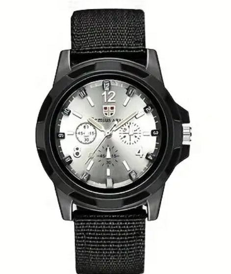 Reloj de pulsera deportivo casual para hombres con correa de nailon, elección ideal para regalo 🎁 

NOTA:

No se hacen envíos 🚚  📦 💨!

Las Ventas son solo en Cancún

Nuestro Lema: No somos Números!