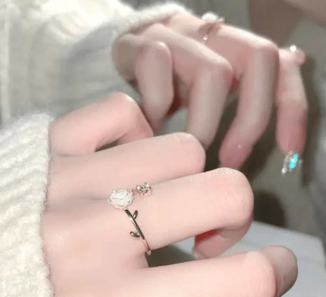 Hermoso Anillo Unitalla Hipoalergenico Ajustable Perfecto para Regalo