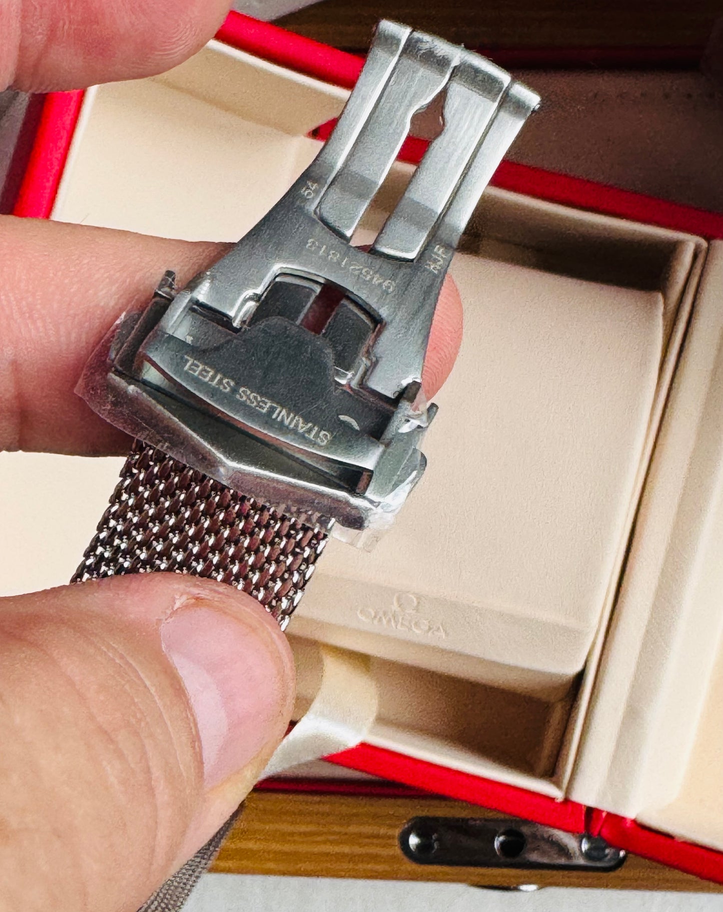 HERMOSO RELOJ AUTOMÁTICO MECÁNICO OMEGA SEAMASTER ACABADO DIAMANTADO