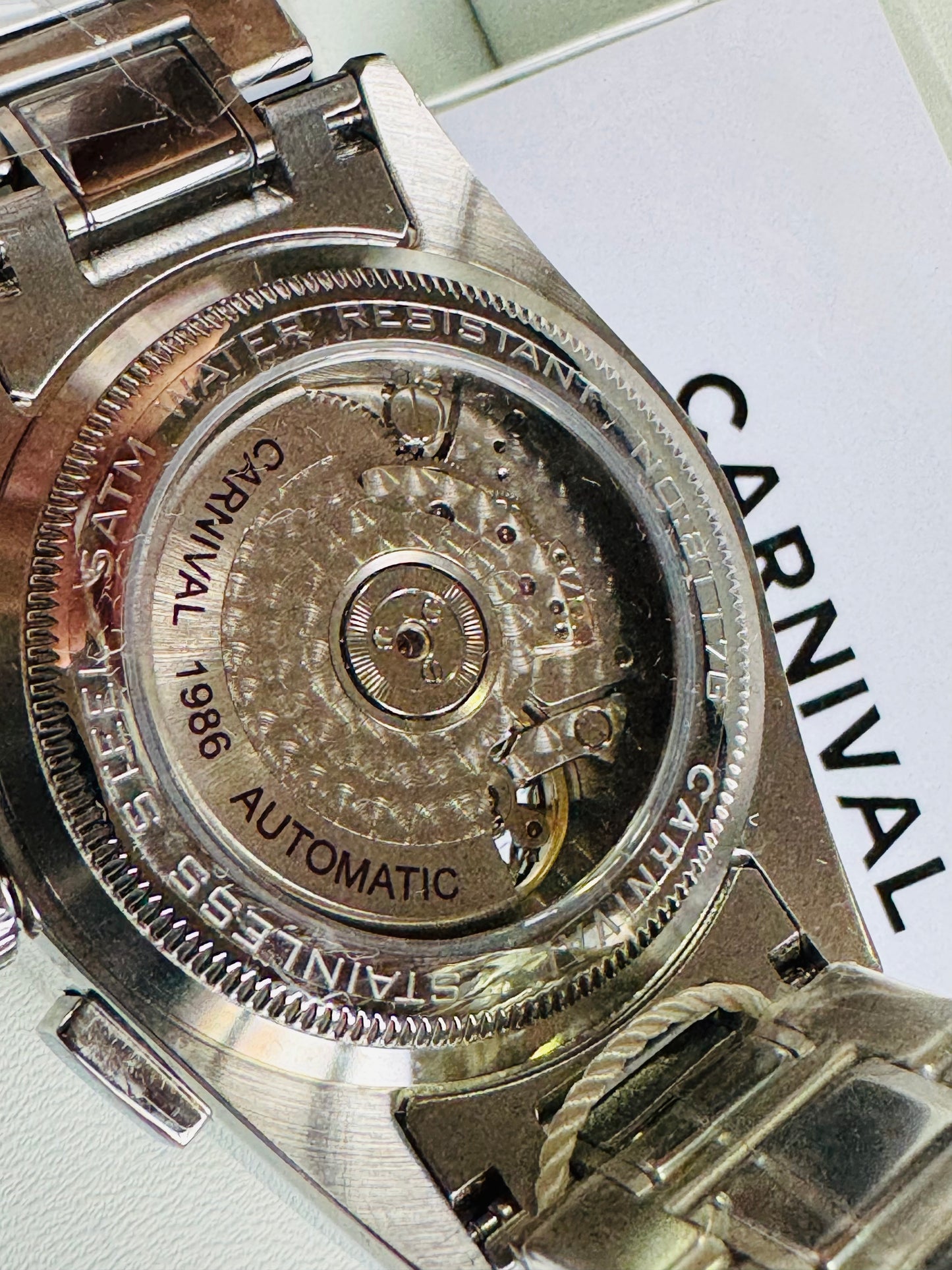 INNOVADOR DISEÑO RELOJ TOURBILLON-AUTOMÁTICO MECÁNICO TUNGSTENO DE LUJO -CRISTAL ZAFIRO-LUMINOSO- ESPECTACULAR BRAZALETE TUNGSTENO DE ALTA CALIDAD!!! MÚLTIPLES COMPLICACIONES-SEMANARIO-MES-FECHADOR-MOVIMIENTO HUECO-DESCARGADOR AUTOMÁTICO DE PRESIÓN- ETC