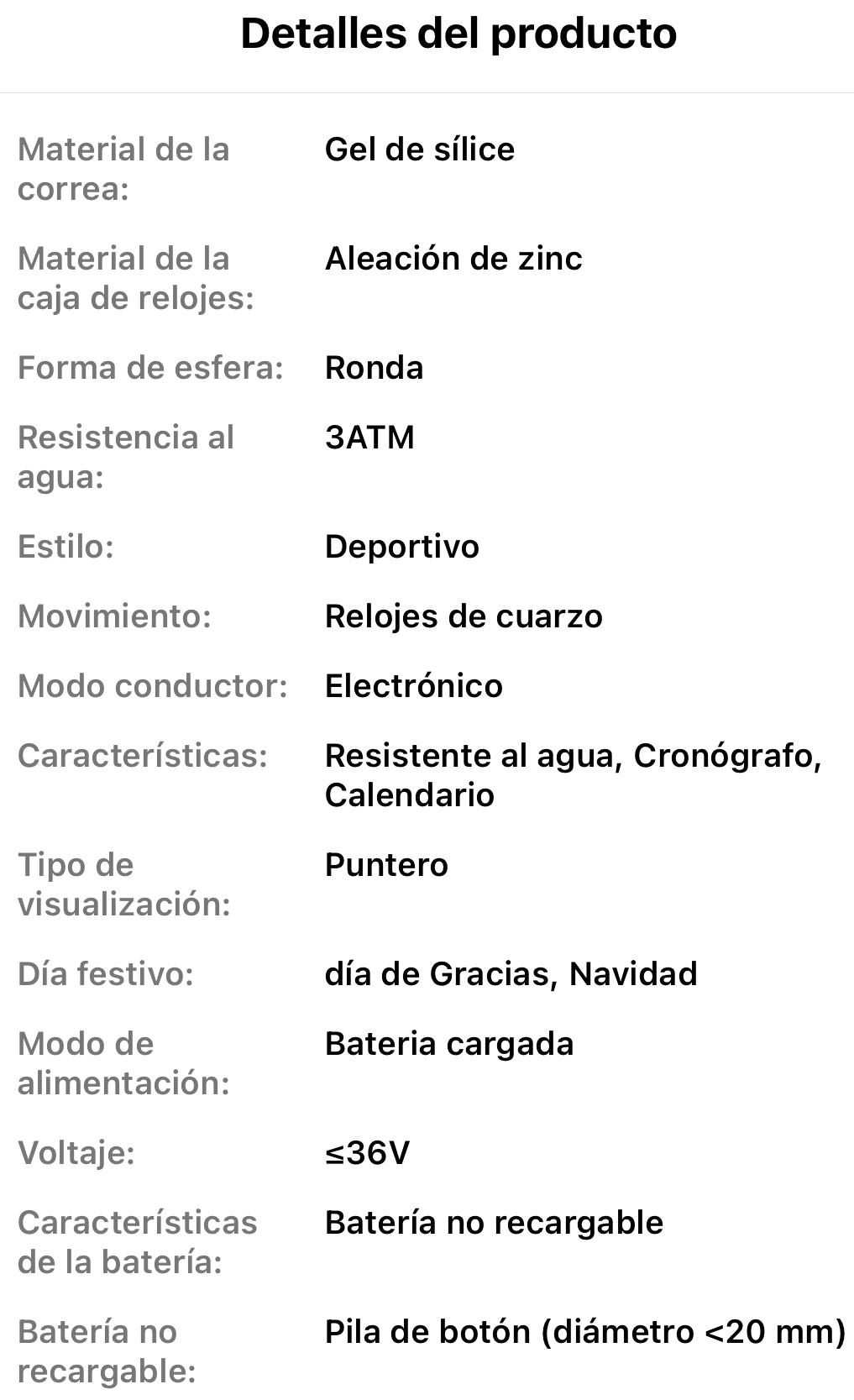 Hermoso Reloj de Cuarzo Múltiples funciones.

NOTA:

No se hacen envíos 🚚  📦 💨!

Las Ventas son solo en Cancún

Nuestro Lema: No somos Números!