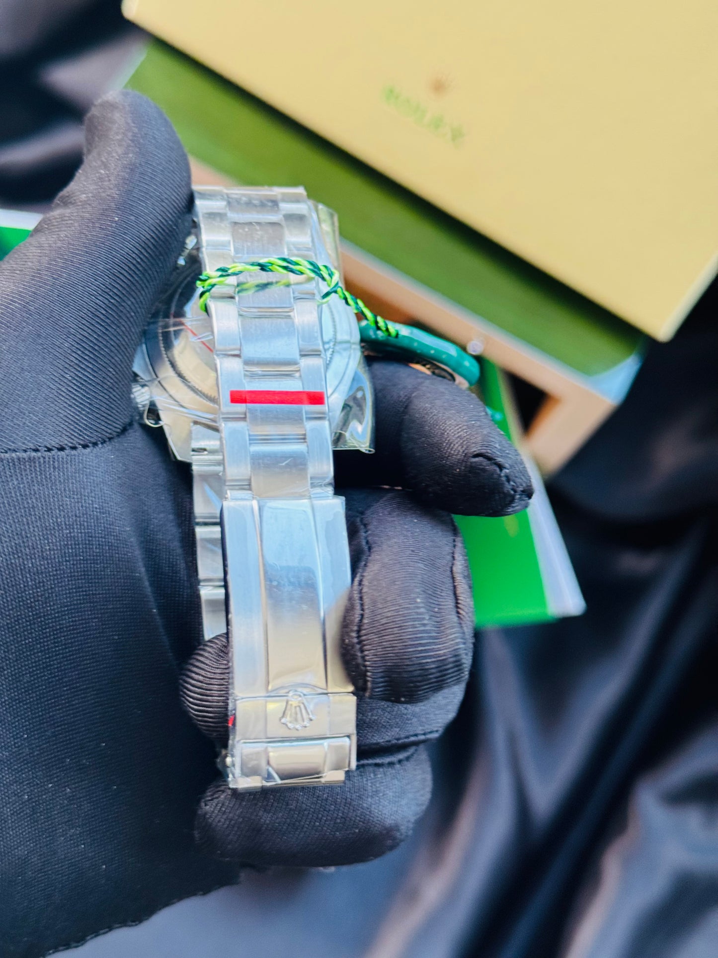 Hermoso Reloj DAYTONA Automático Mecánico Tono Oro Blanco-Máxima Elegancia!