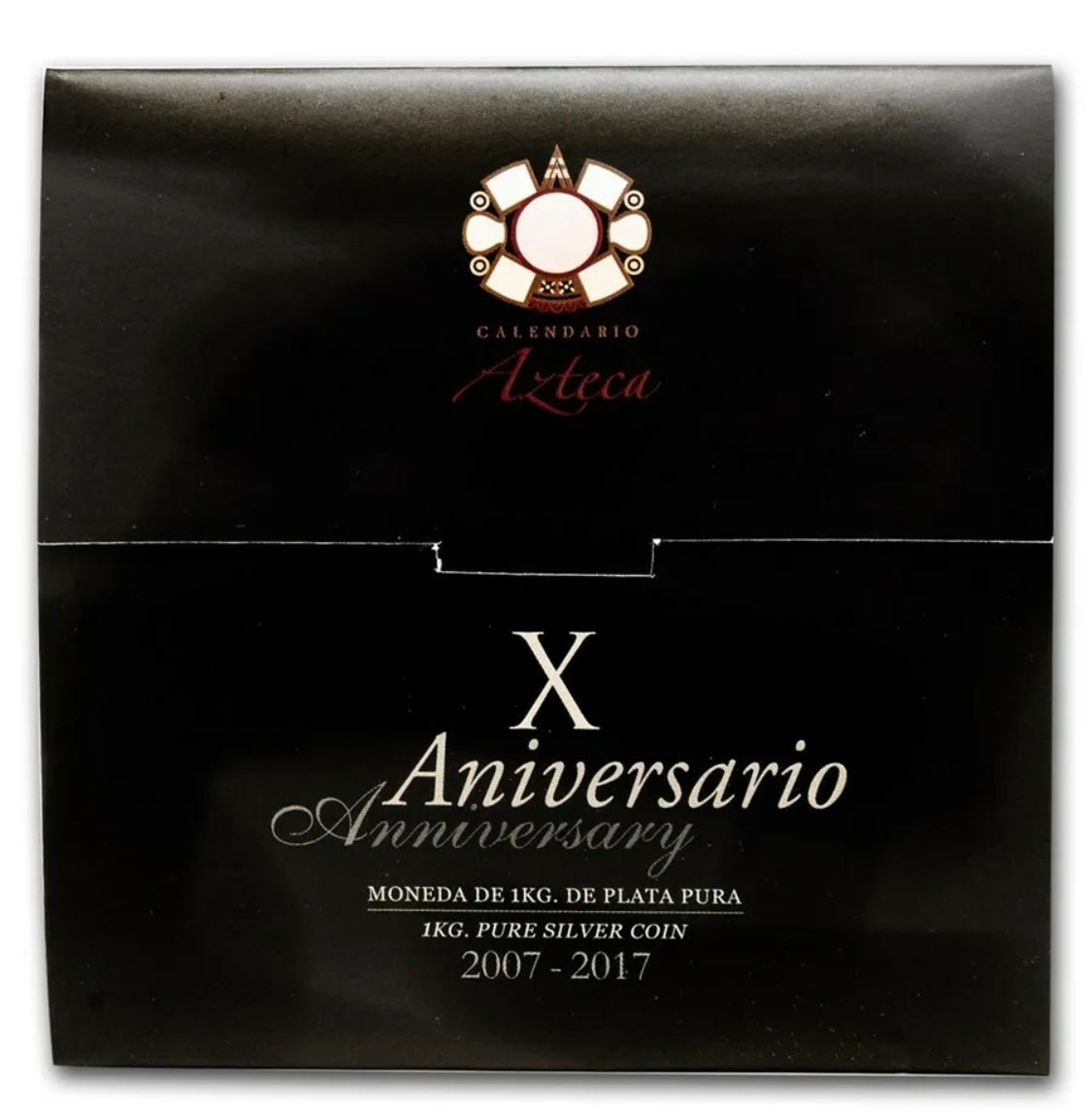 RARA Y HERMOSA MONEDA DE 1 KILO DE PLATA .999 EXCLUSIVO ACABADO “ANTIGÜO” ALTO RELIEVE! 2017. REGALO ESPECIAL 1 HERMOSO COLLAR DE PLATA .999 CALENDARIO!