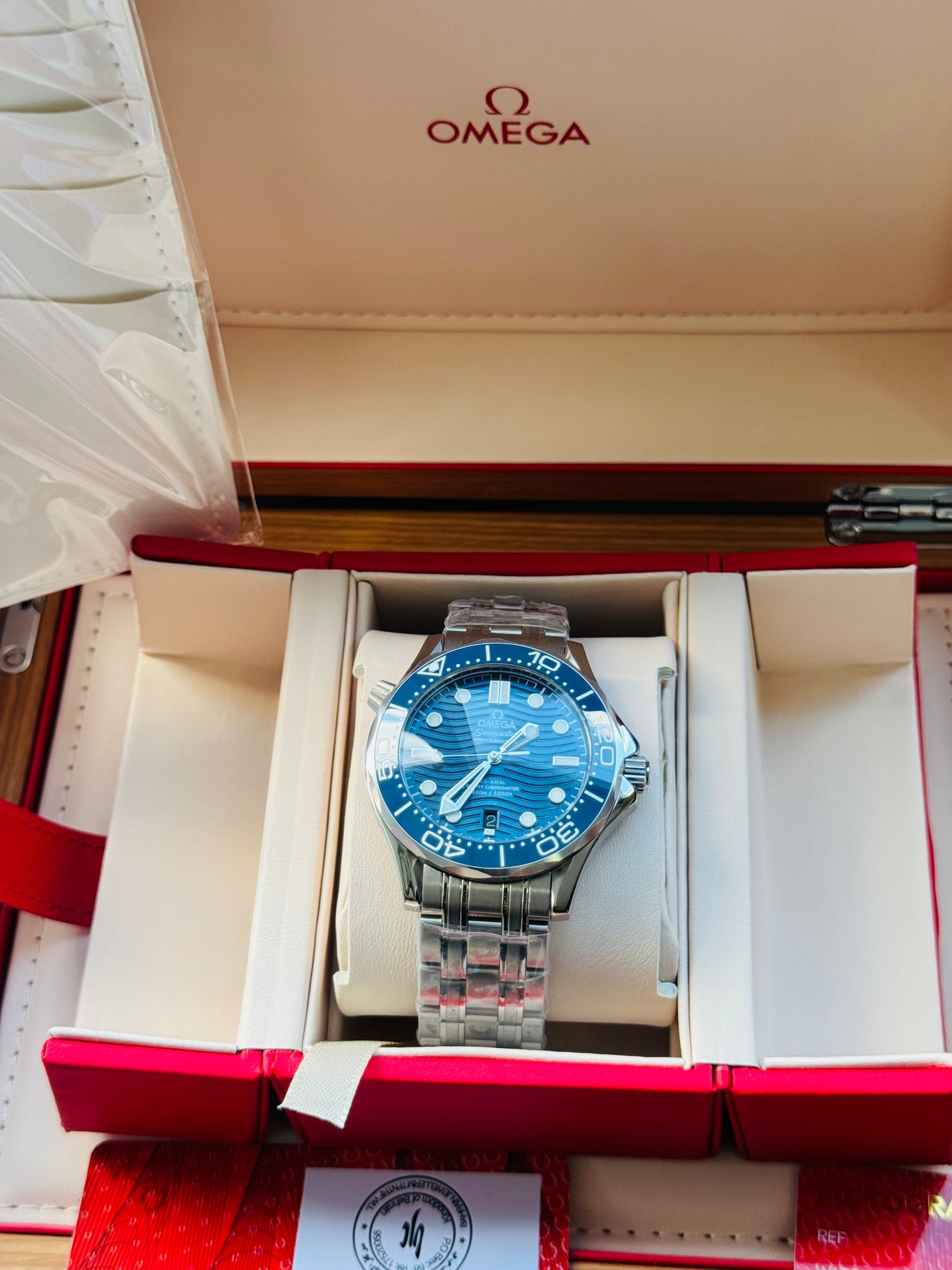 HERMOSO RELOJ OMEGA SEA MASTER AUTOMÁTICO ELEGANTE Y CASUAL!