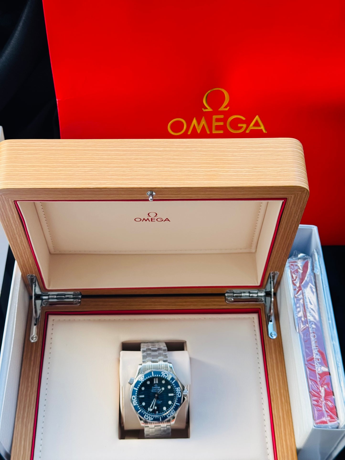 HERMOSO RELOJ OMEGA SEA MASTER AUTOMÁTICO ELEGANTE Y CASUAL!